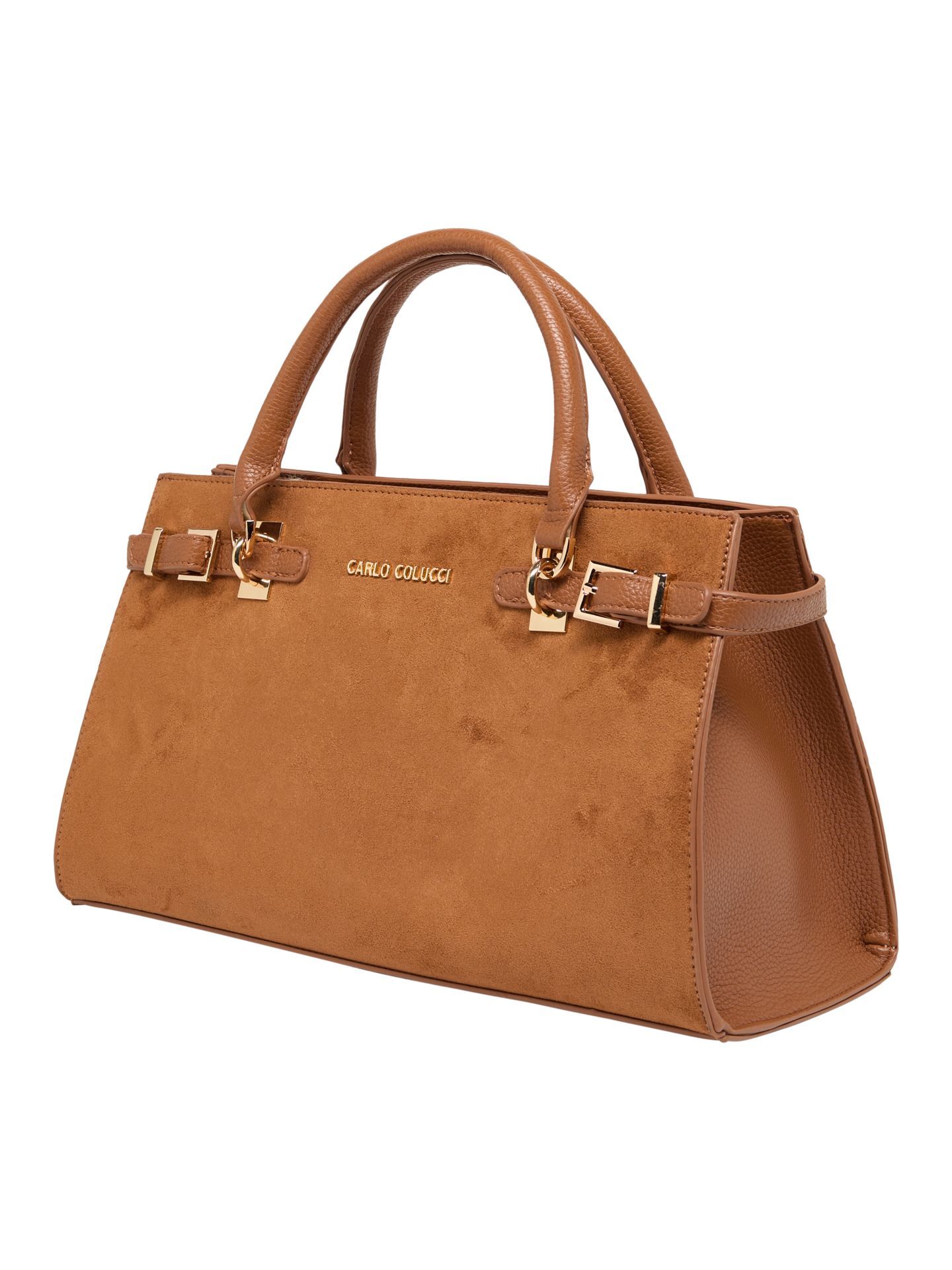 Wildleder Optik Handtasche 
