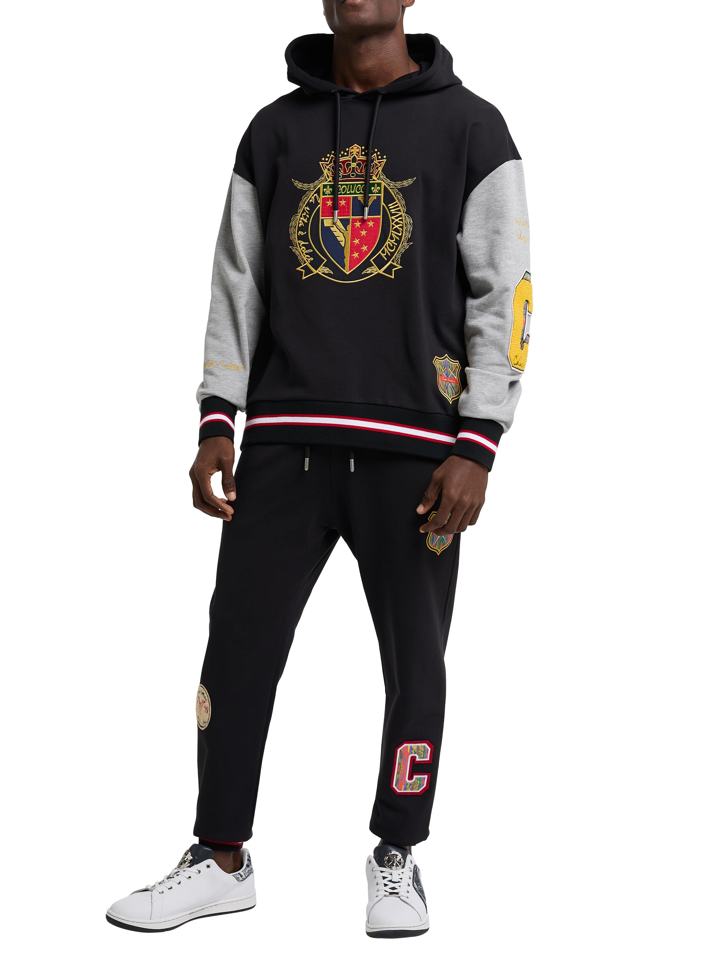 Oversize College Kapuzensweatshirt