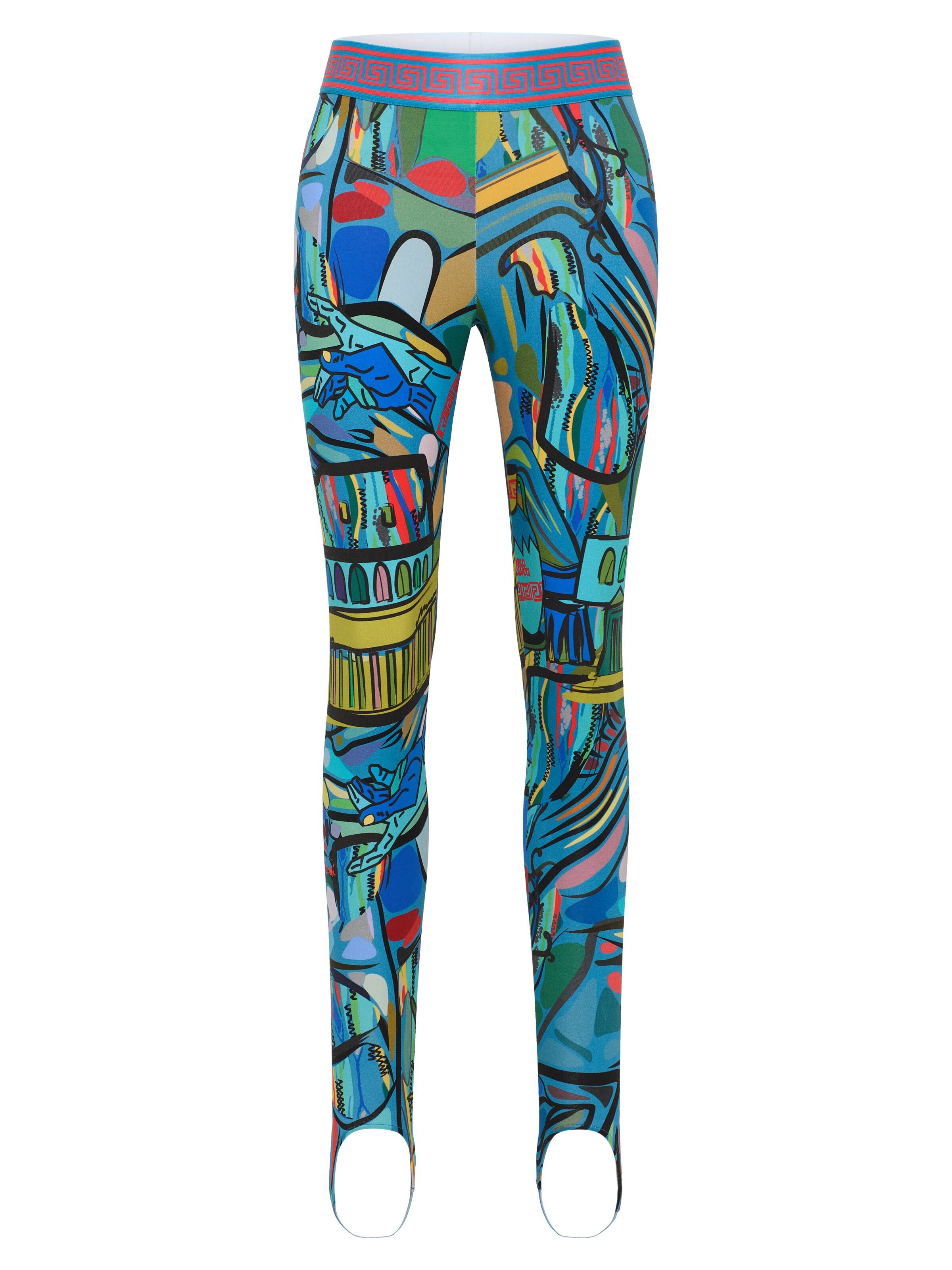 Colorful printed leggings