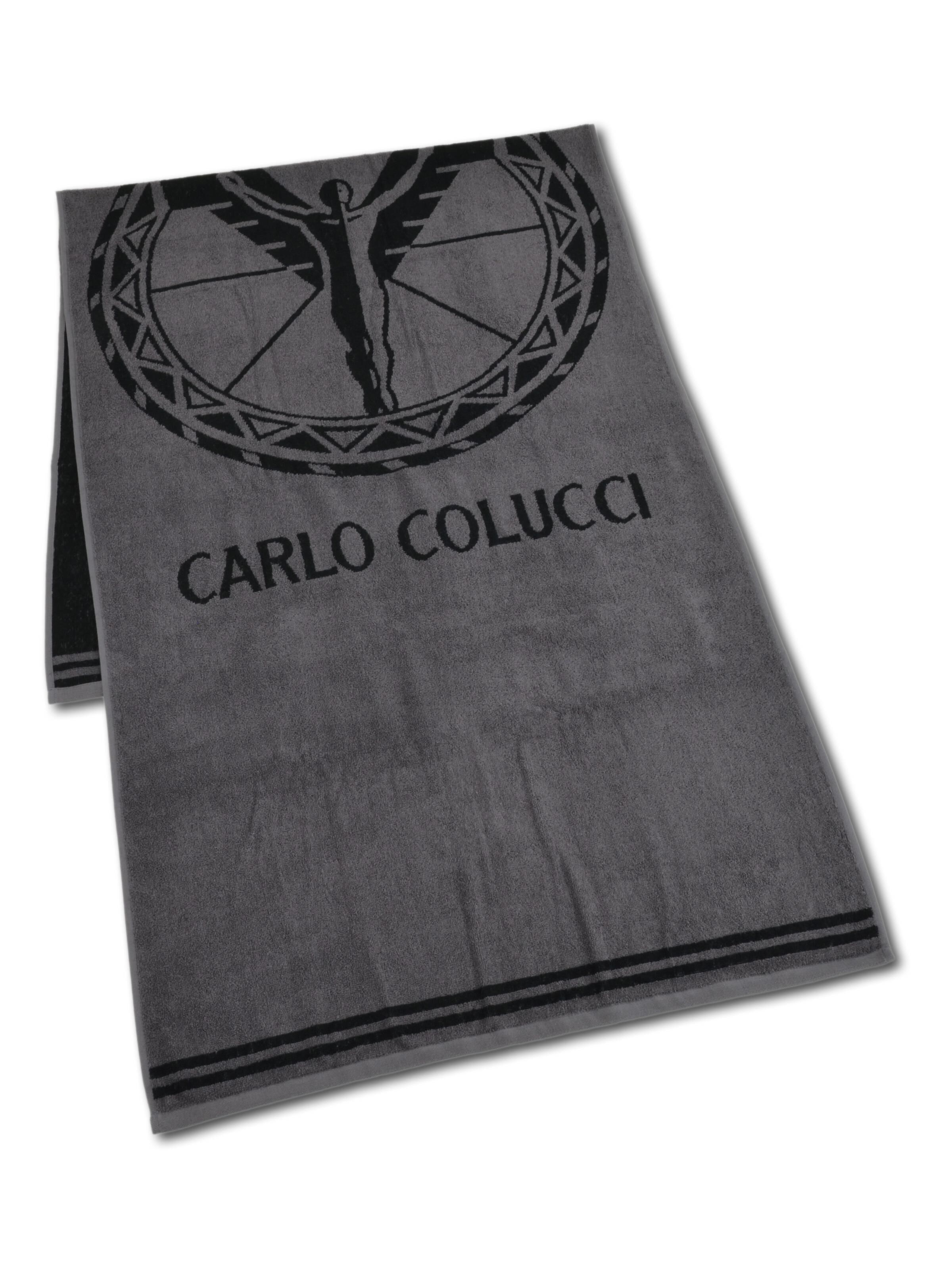 Jacquard Saunatuch mit Logostickerei