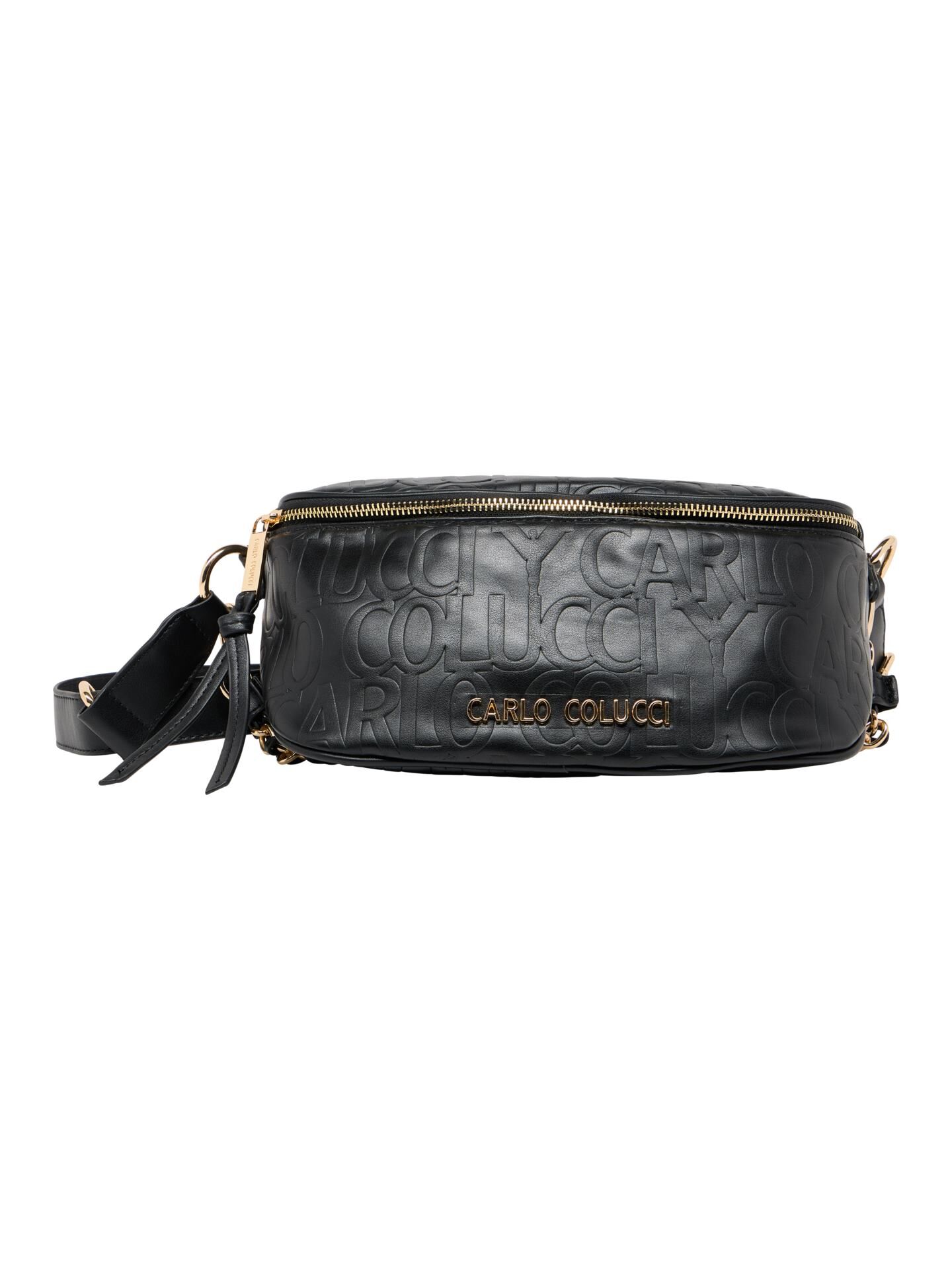 Sling bag with embossed logo Black CC 0079 EL 20