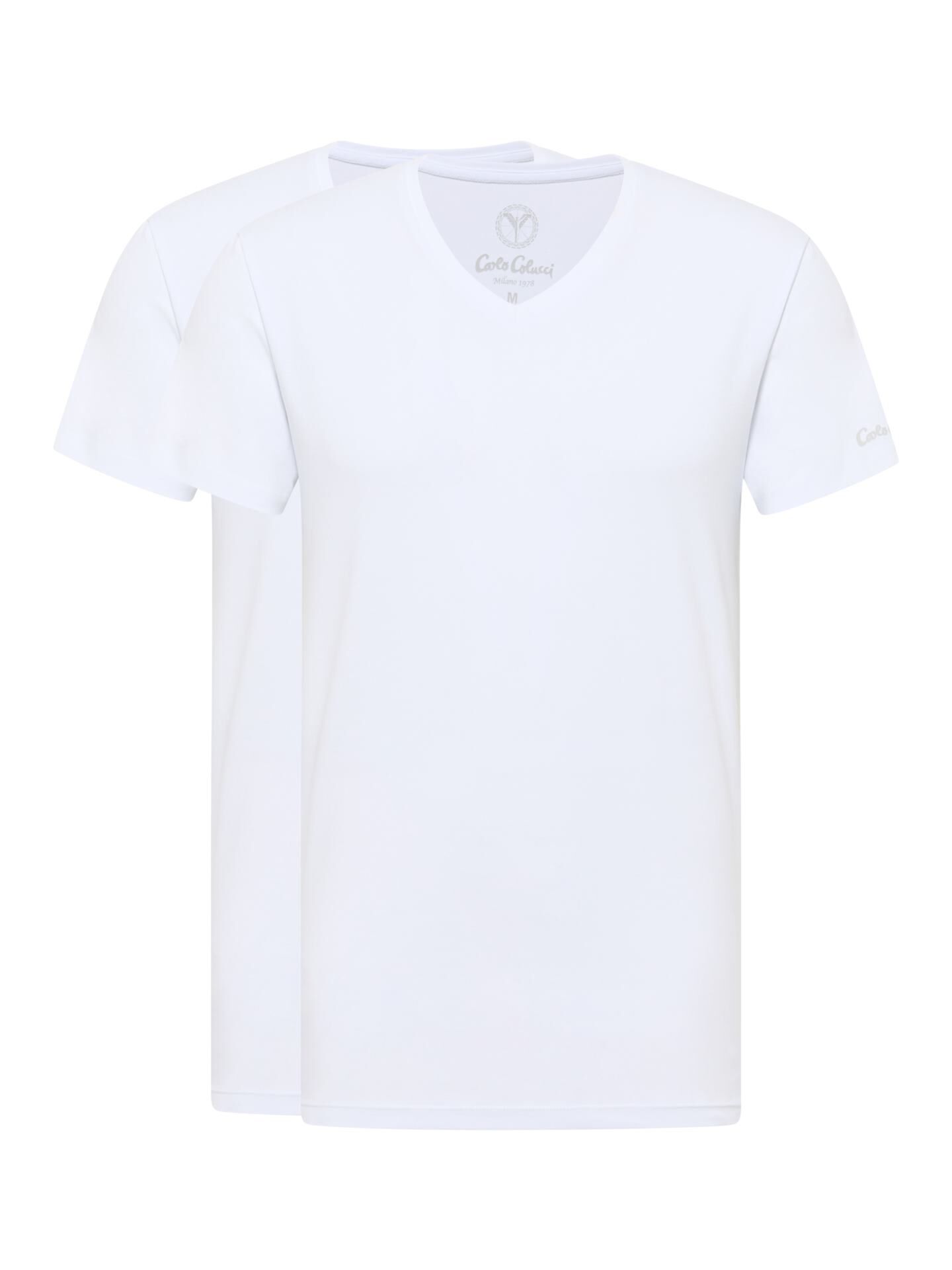 V-Ausschnitt T-Shirt, 2er Pack