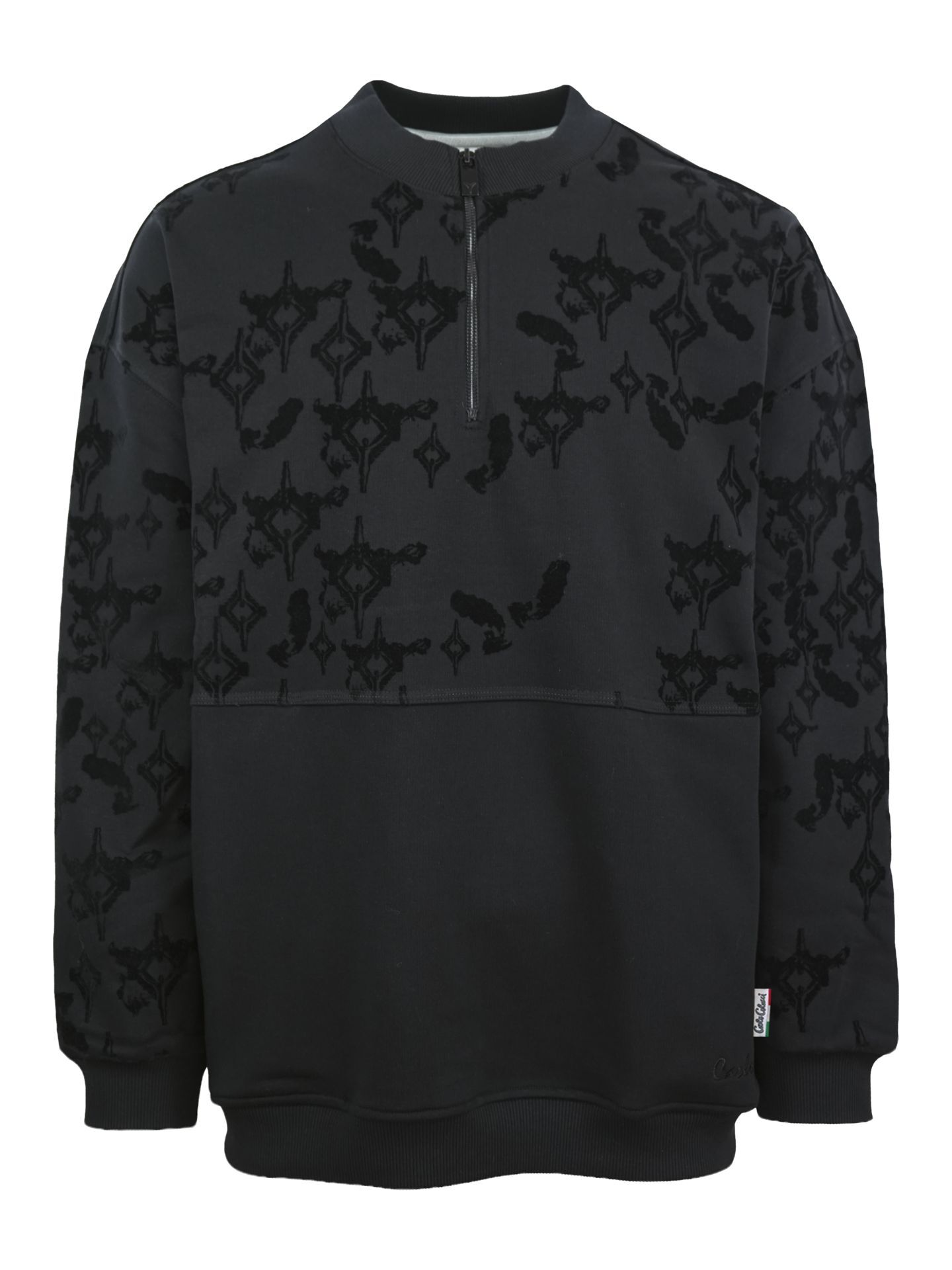  Oversize troyer with flock print - Soft Impact