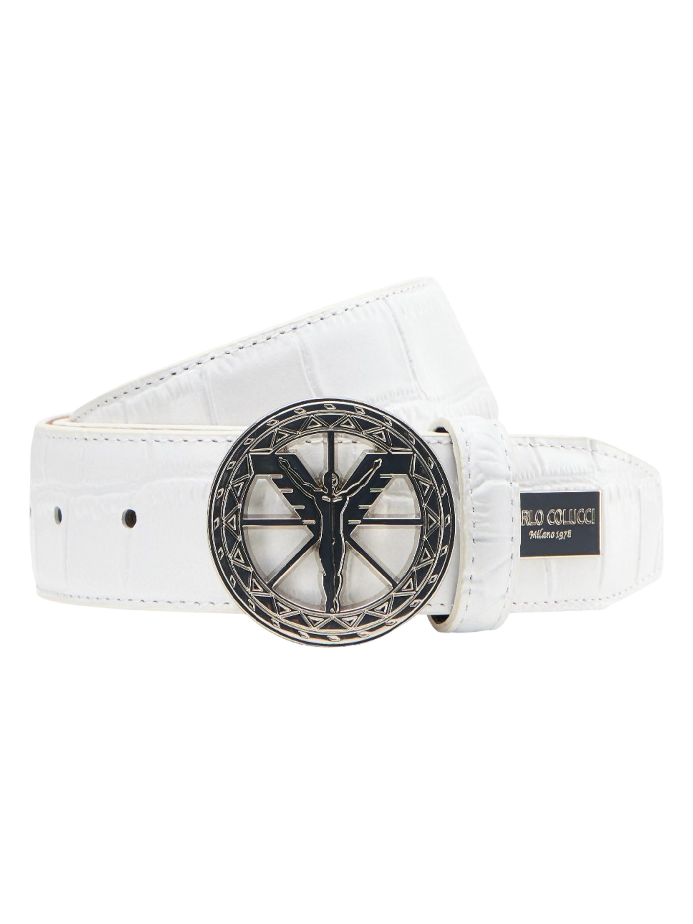 Gürtel mit Reptilienprägung