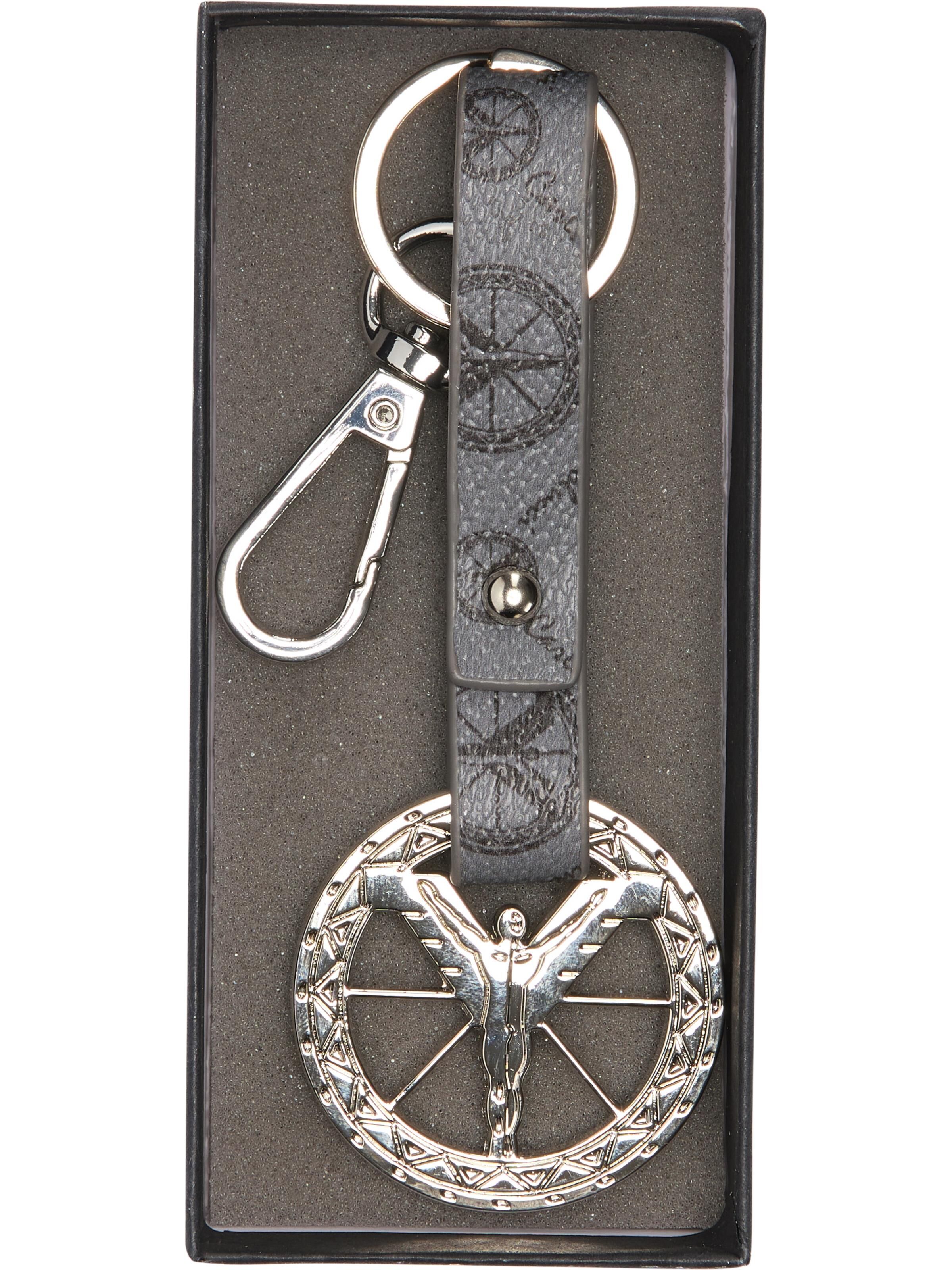 Keyring with logo strap