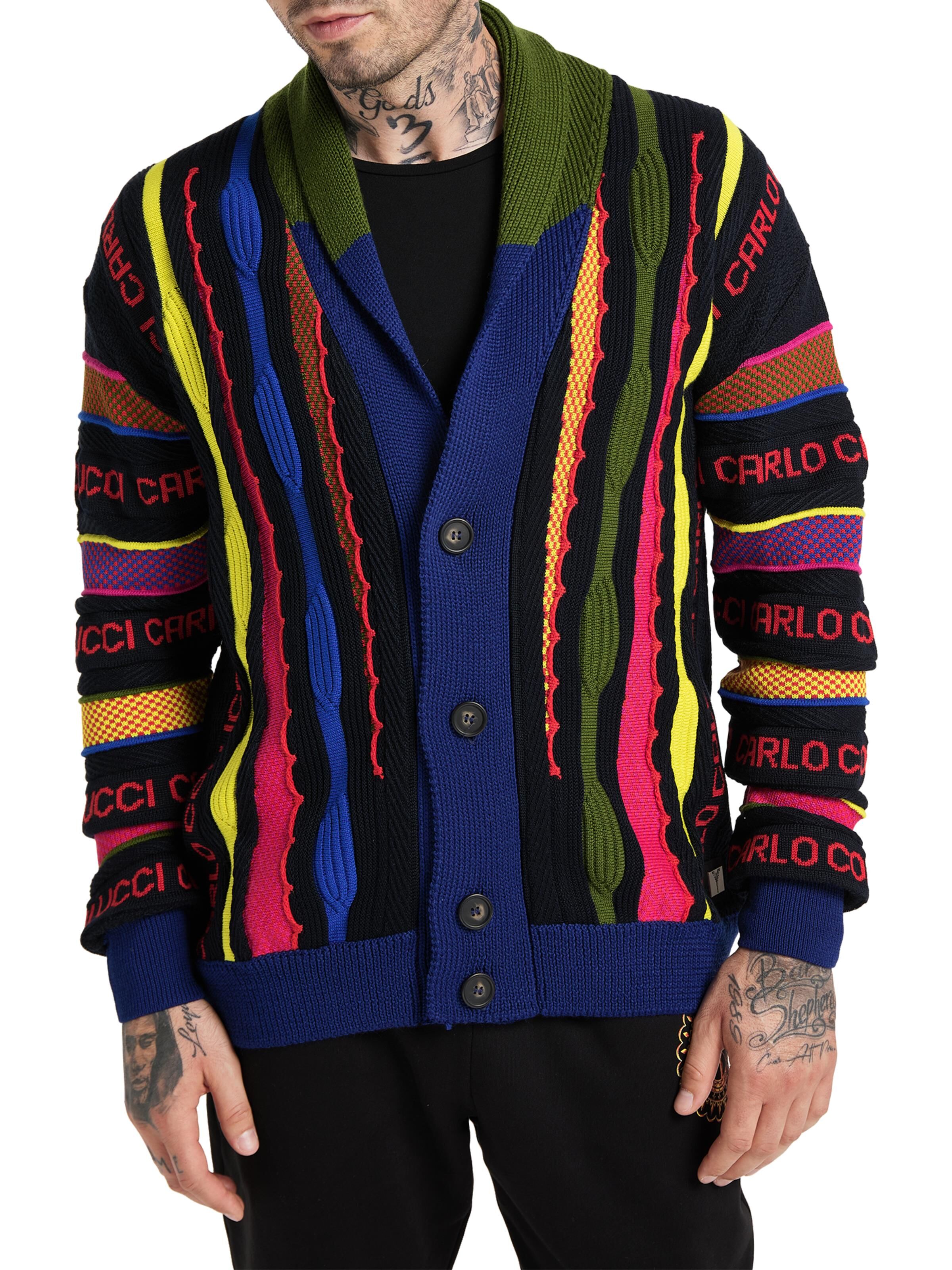 Cardigan with a button placket | Navy | XL | DAH-C11002-101-XL