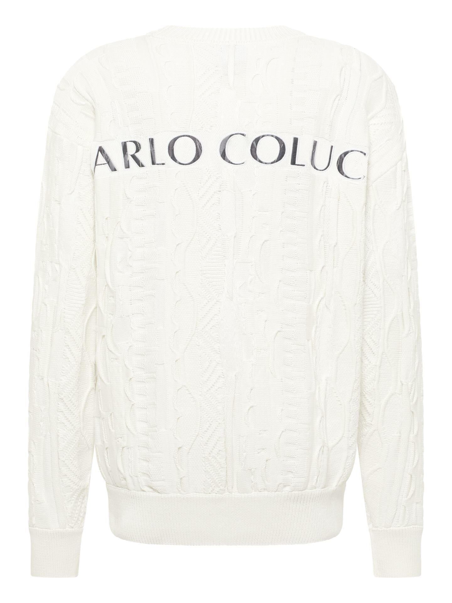 Strickpullover mit Stickerei