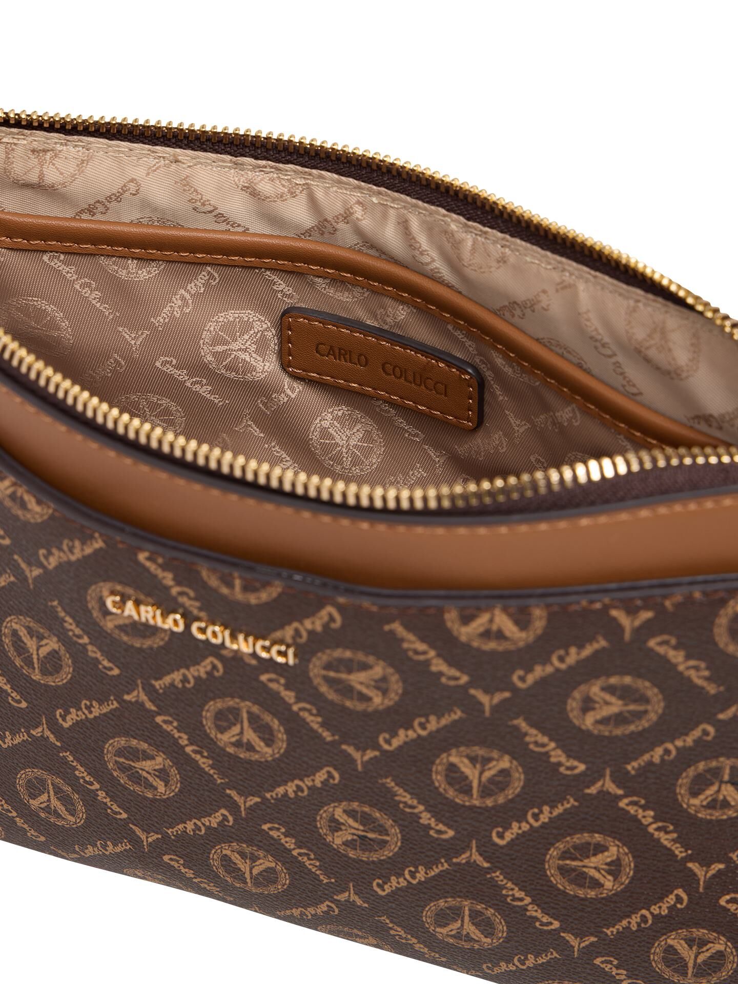 Handtasche mit Logoprint