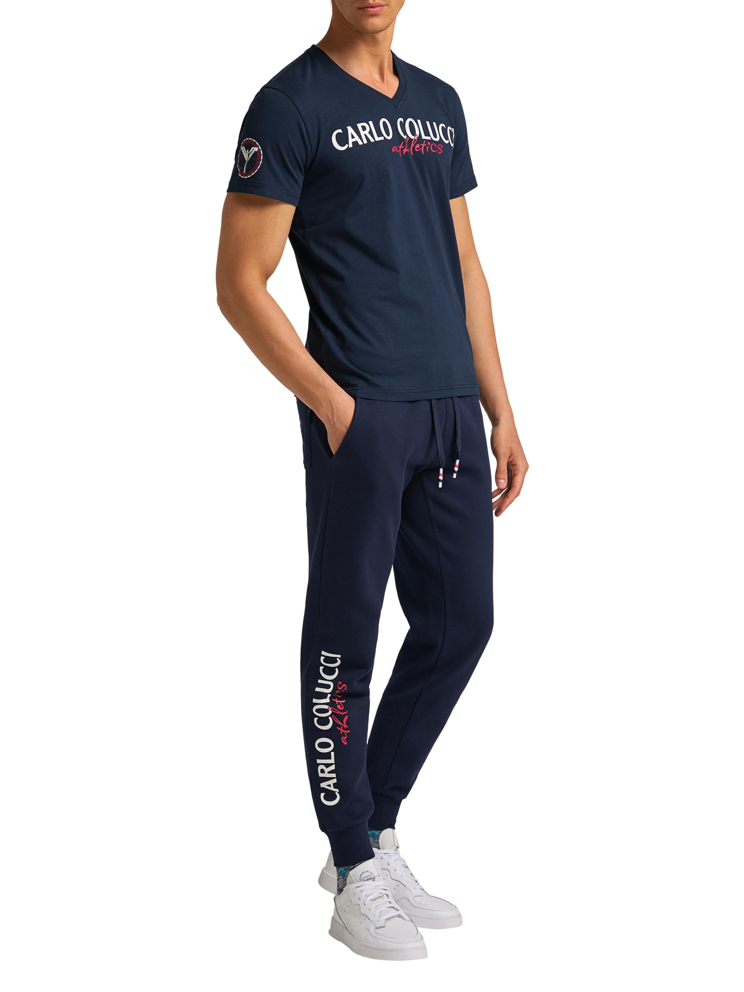 CARLO COLUCCI Atletico T-shirt Blue XL FAG-CC-01-10-XL