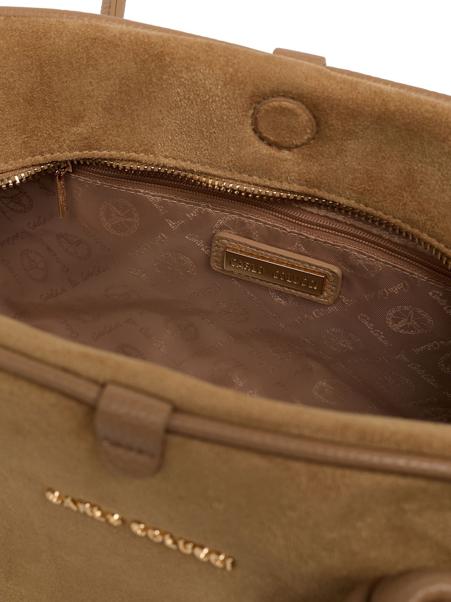  Ladies suede look bowling bag 