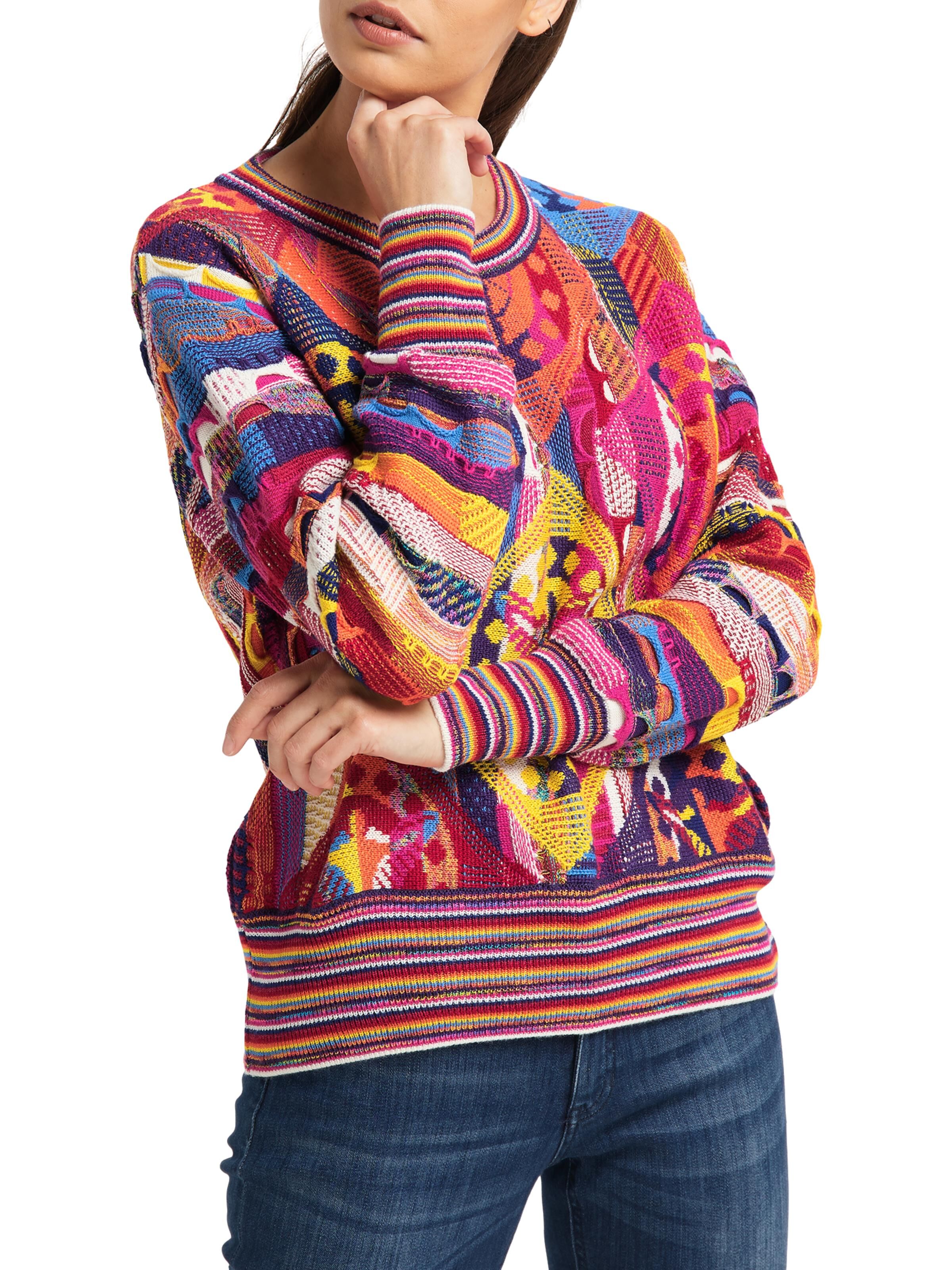 Damen Strickpullover mit Rundhalsausschnitt