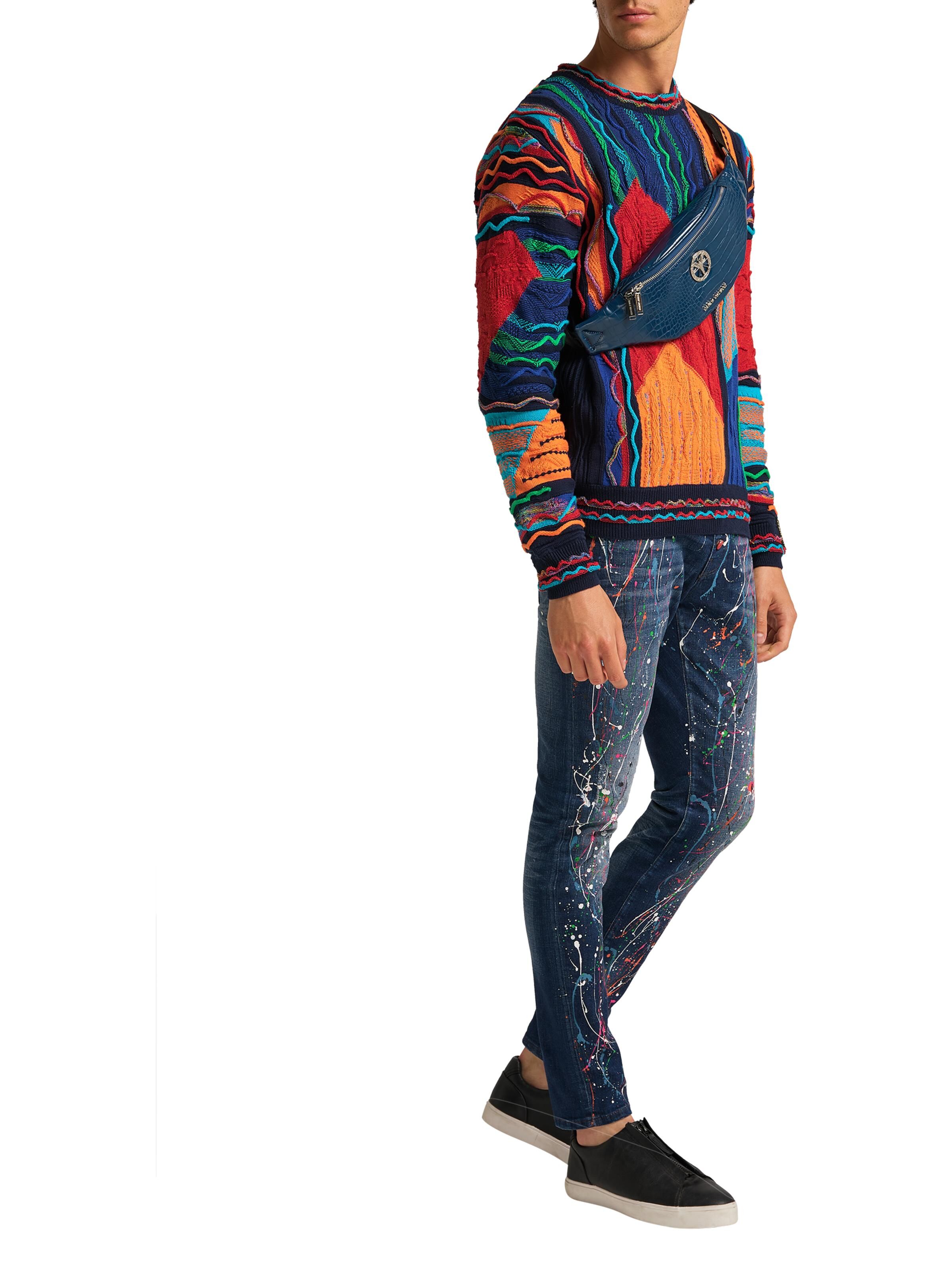 EXCLUSIVE Pullover mit Rundhalsausschnitt