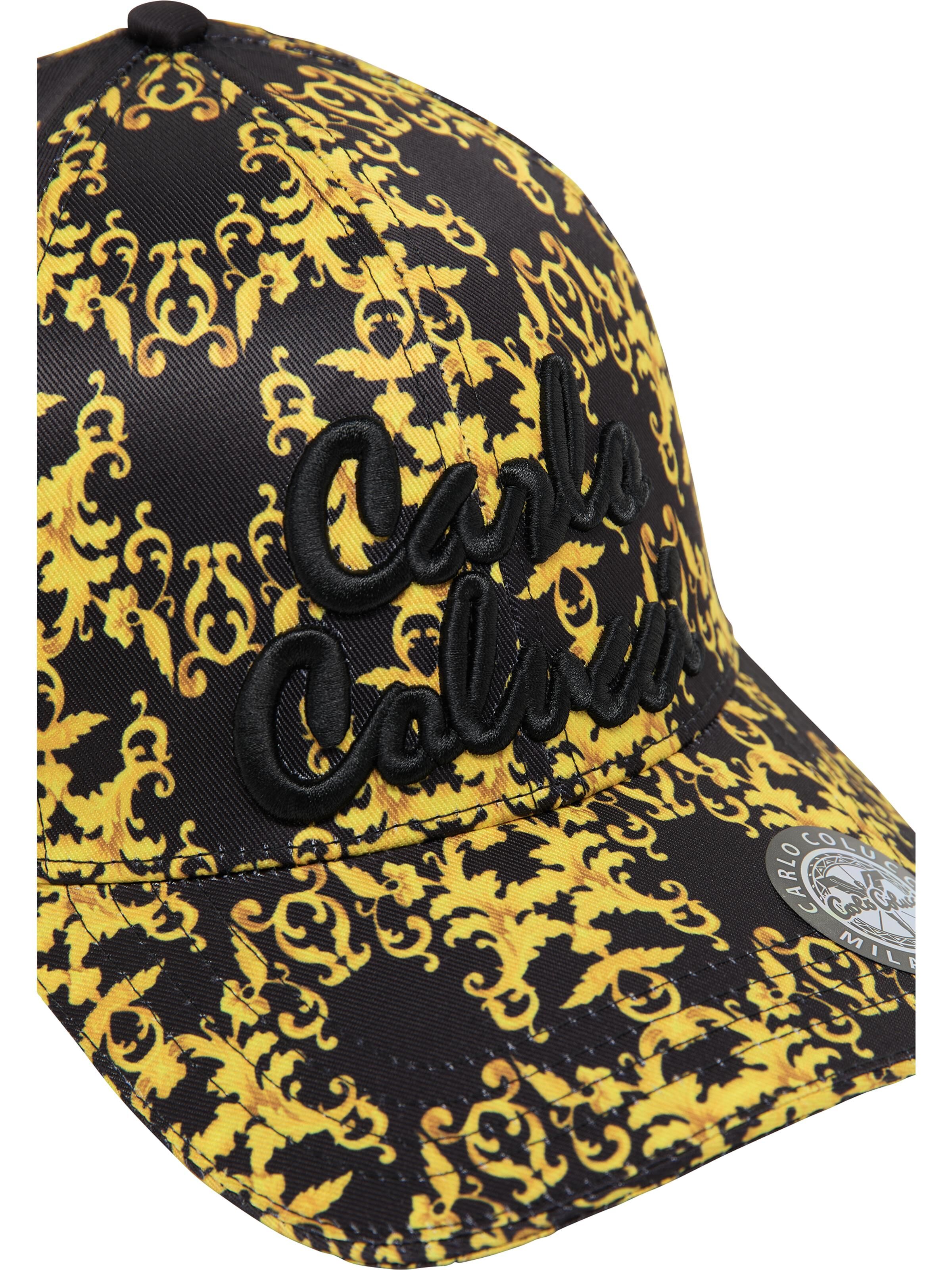 Unisex base cap with golden ornaments