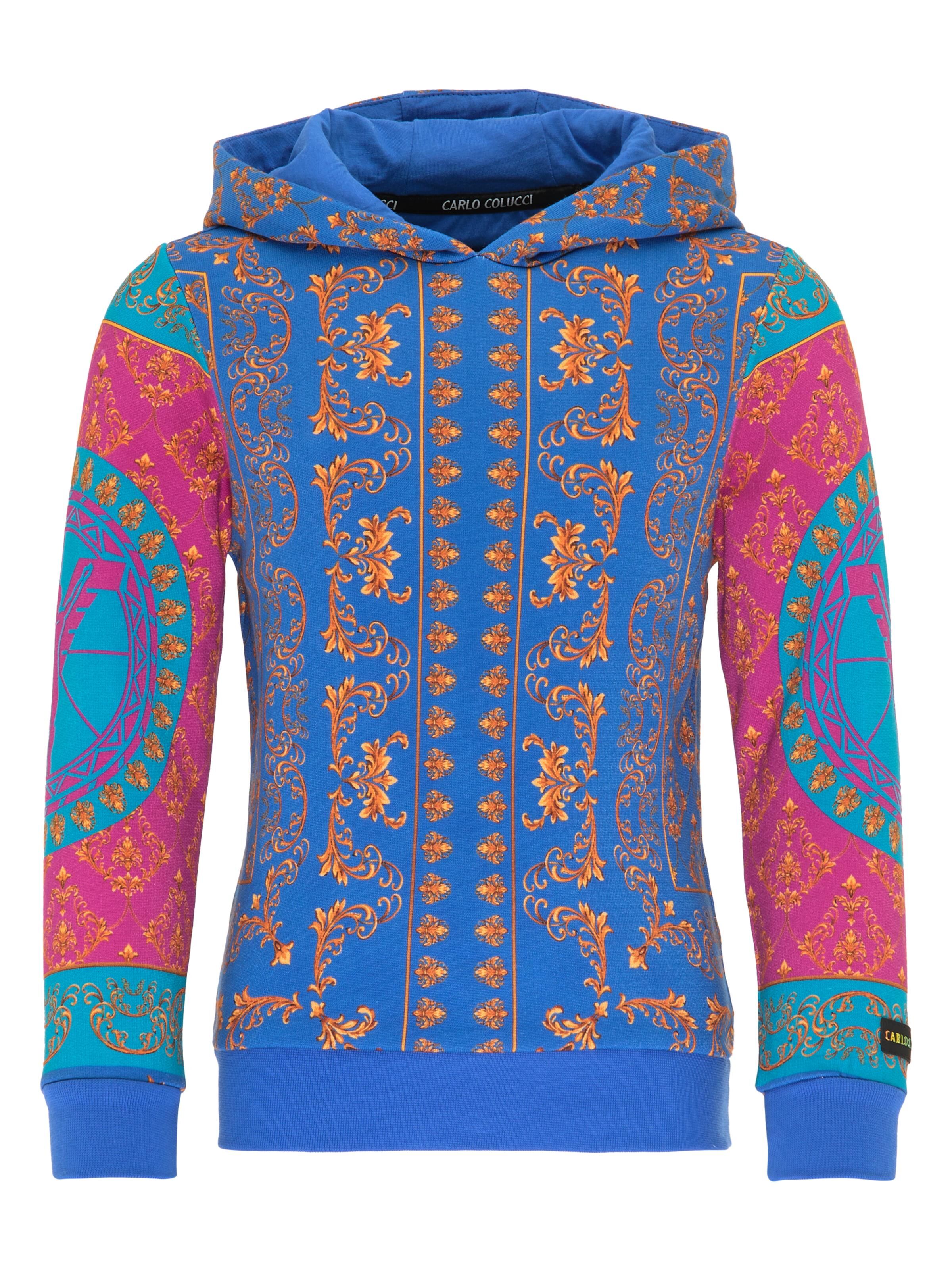 Kinder Hoodie mit Barock-Muster