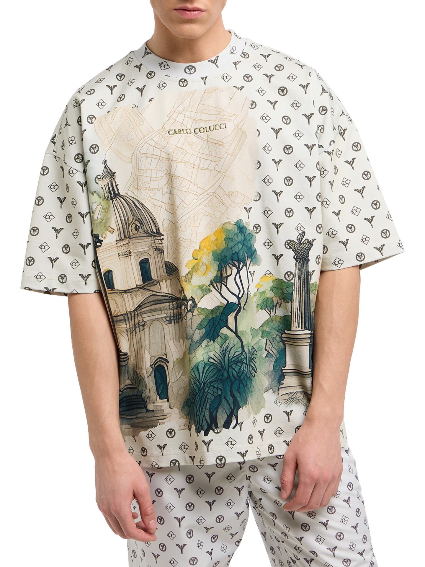 Oversize T-Shirt - Torn pages of Colucci