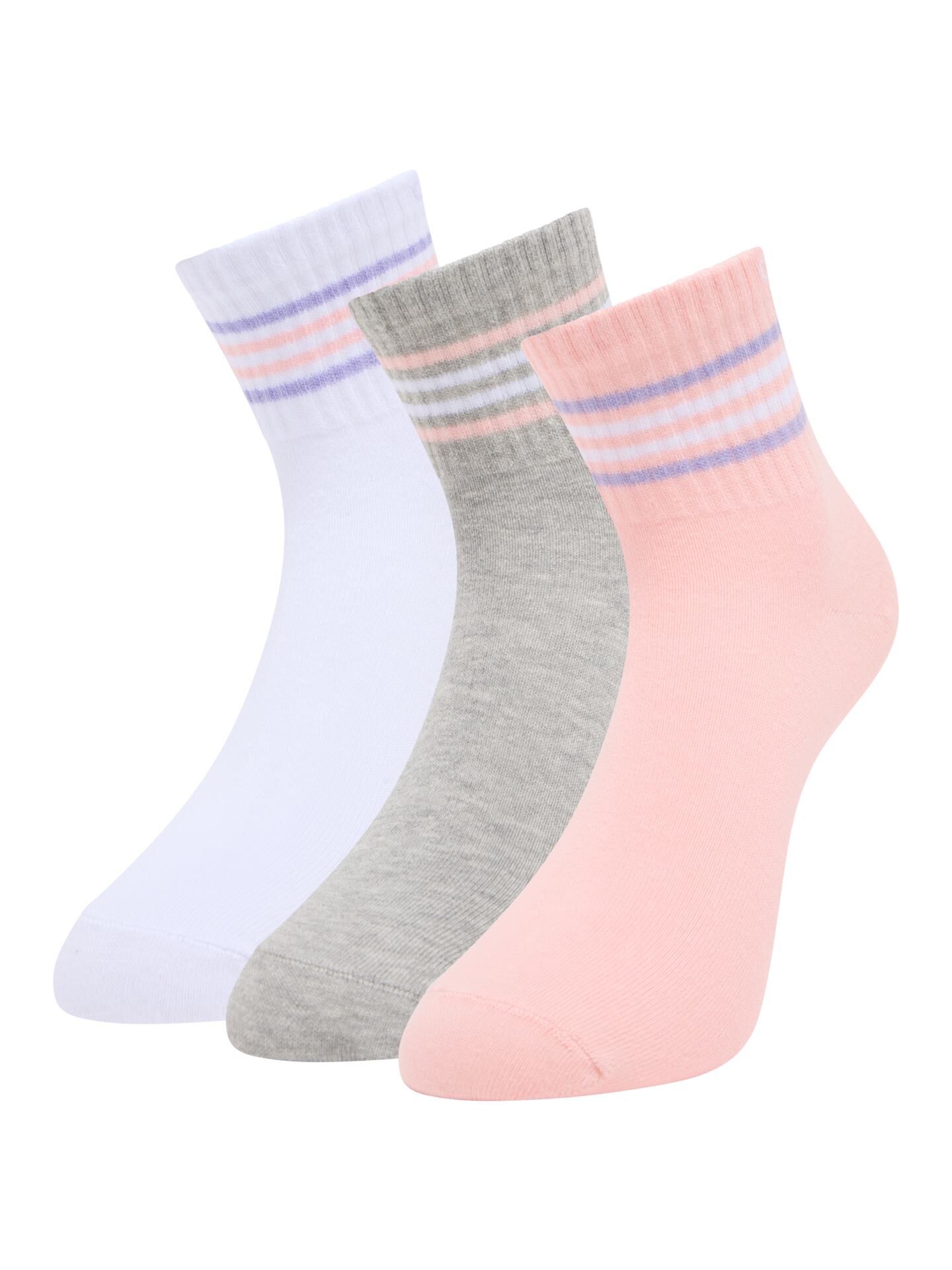 Quartersocken, 3er Pack
