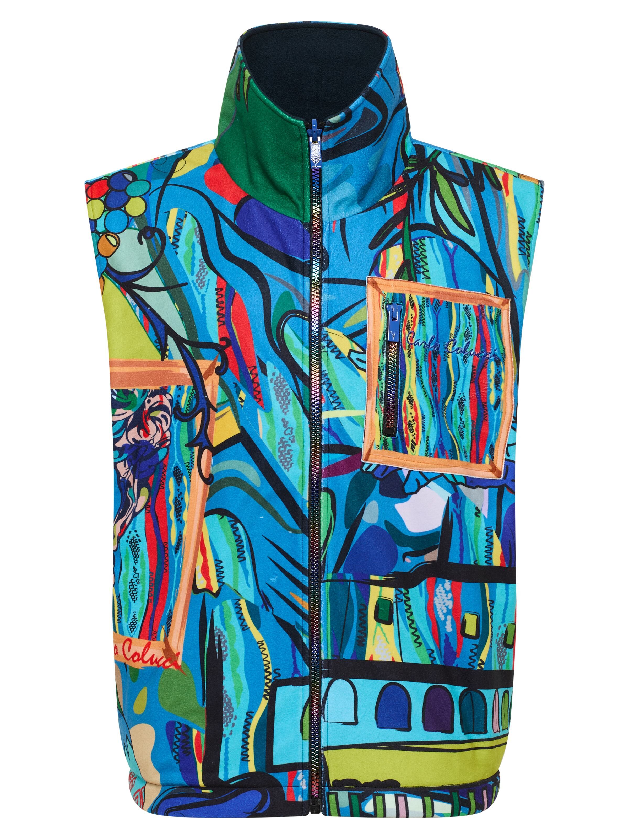  Oversize reversible vest