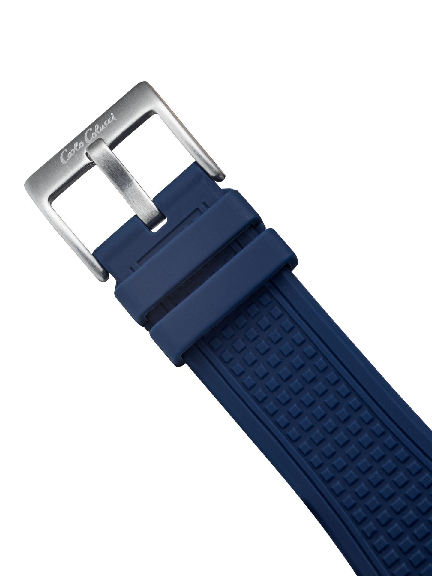 Silber gebürstete Edelstahluhr mit Silikonarmband