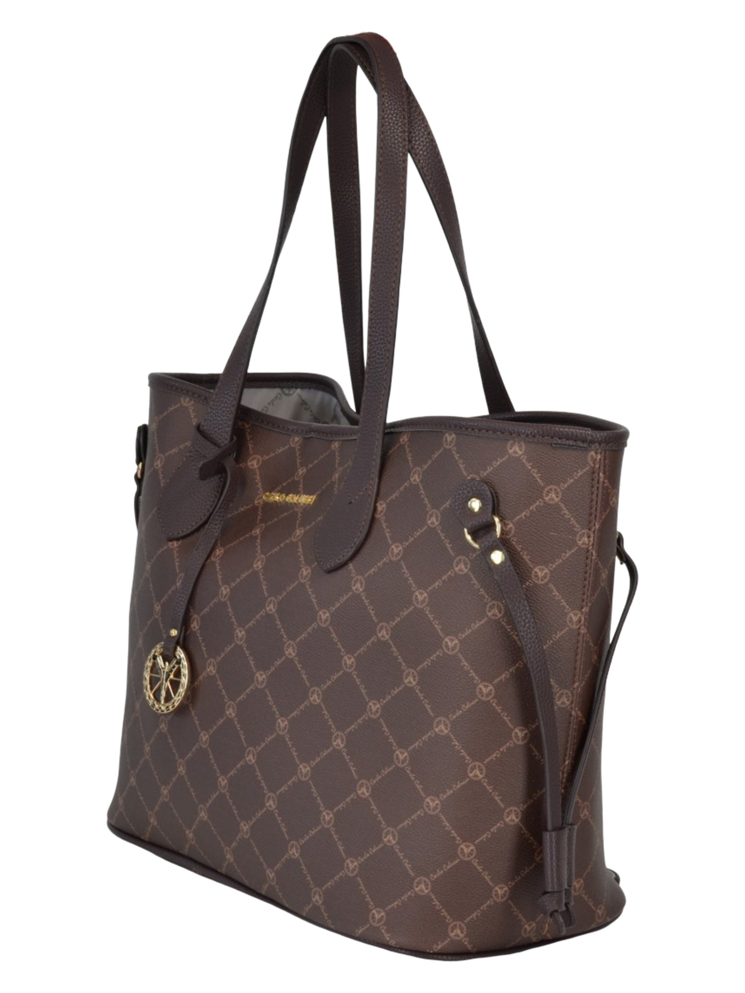 Shopper mit Logo-Print