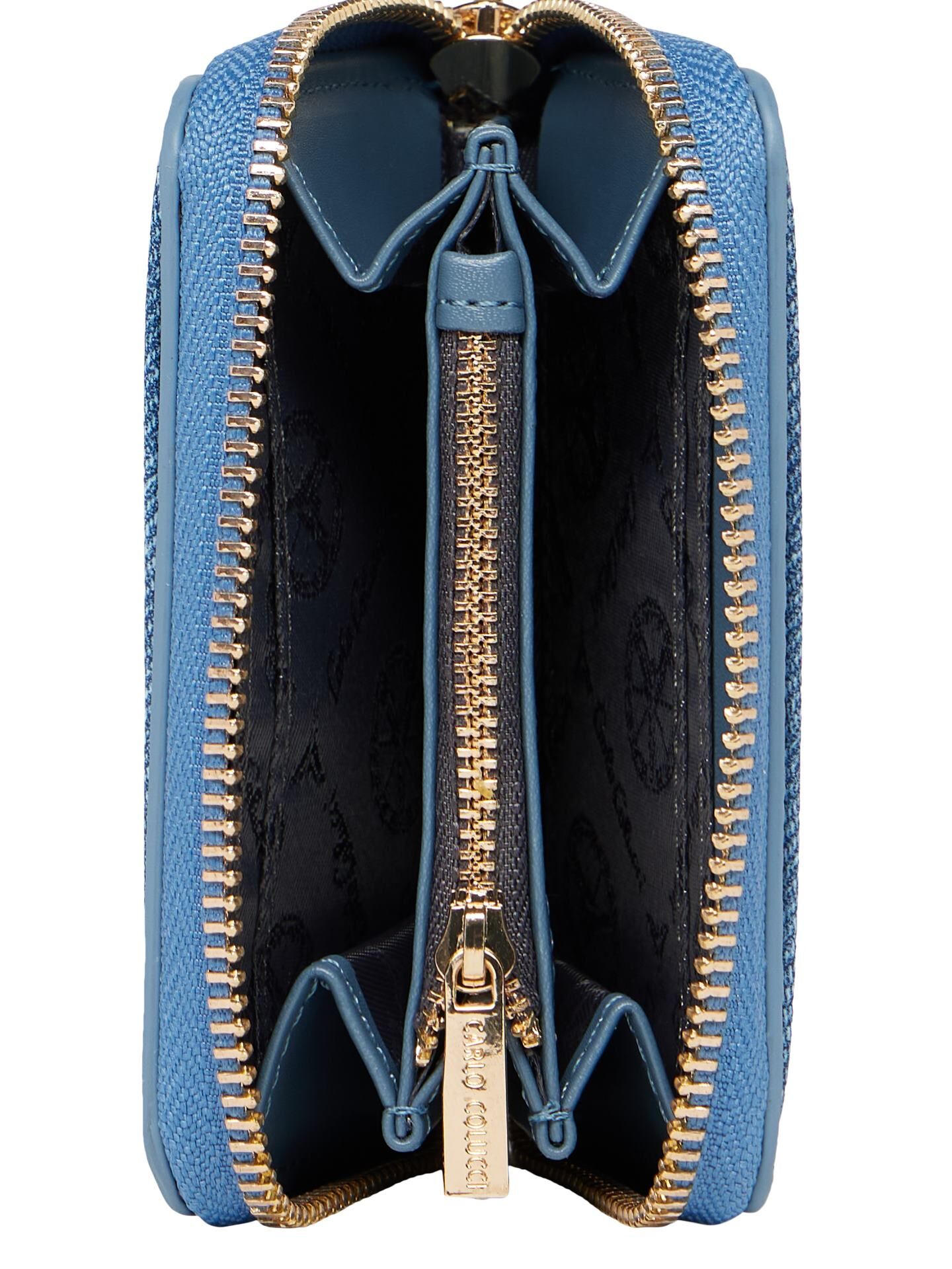 Small wallet with croco look