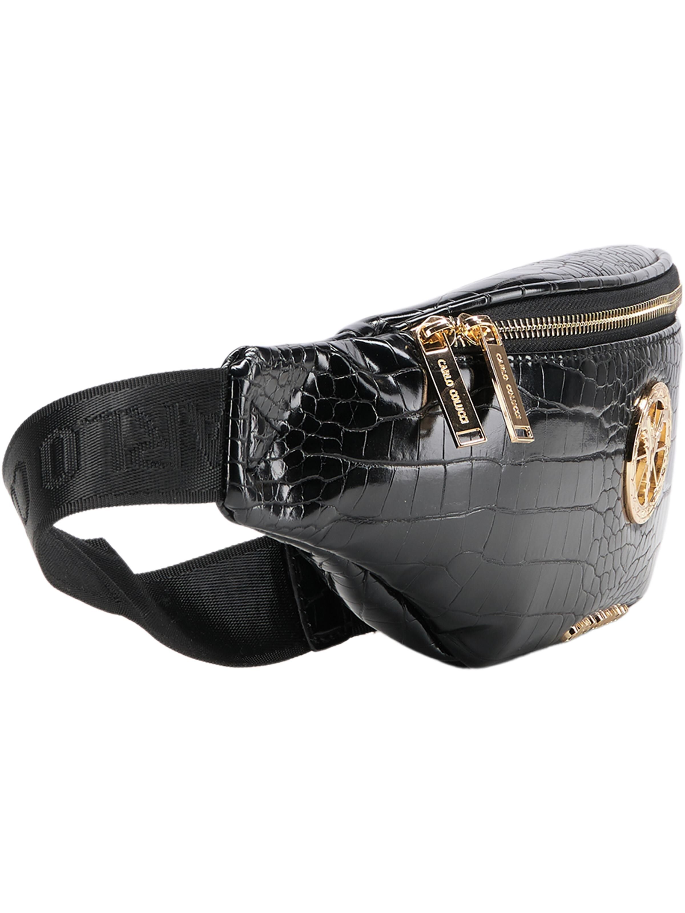 Bum bag in crocodile look Black FAG CC0017B