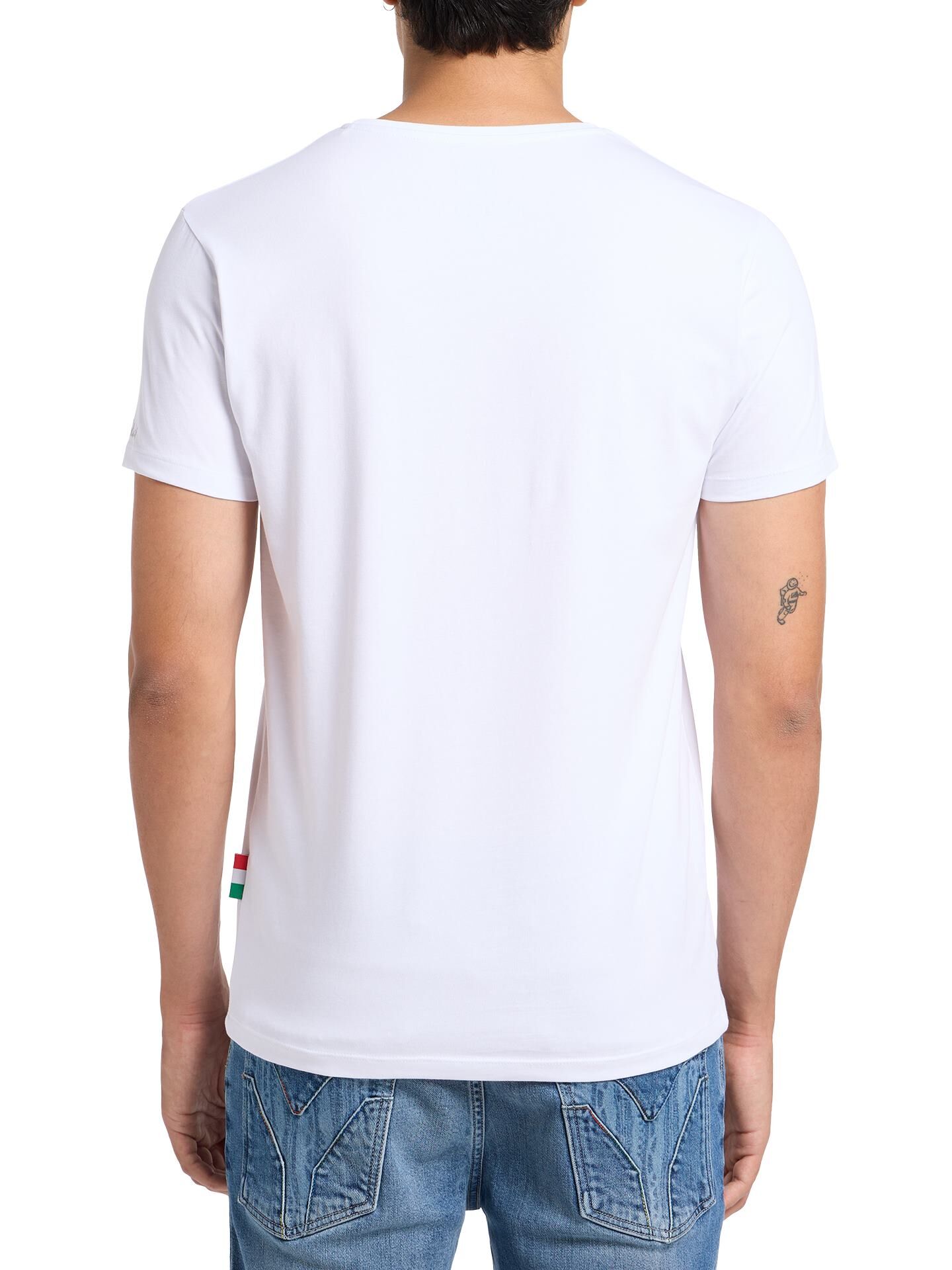Rundhals T-Shirt, 2er Pack