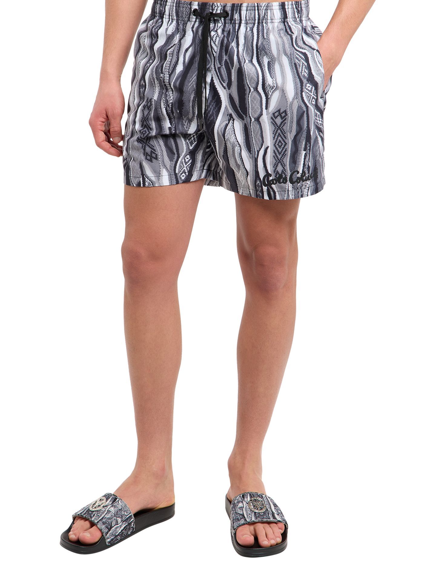  CARLO COLUCCI Swimshort - Signature Knit Print