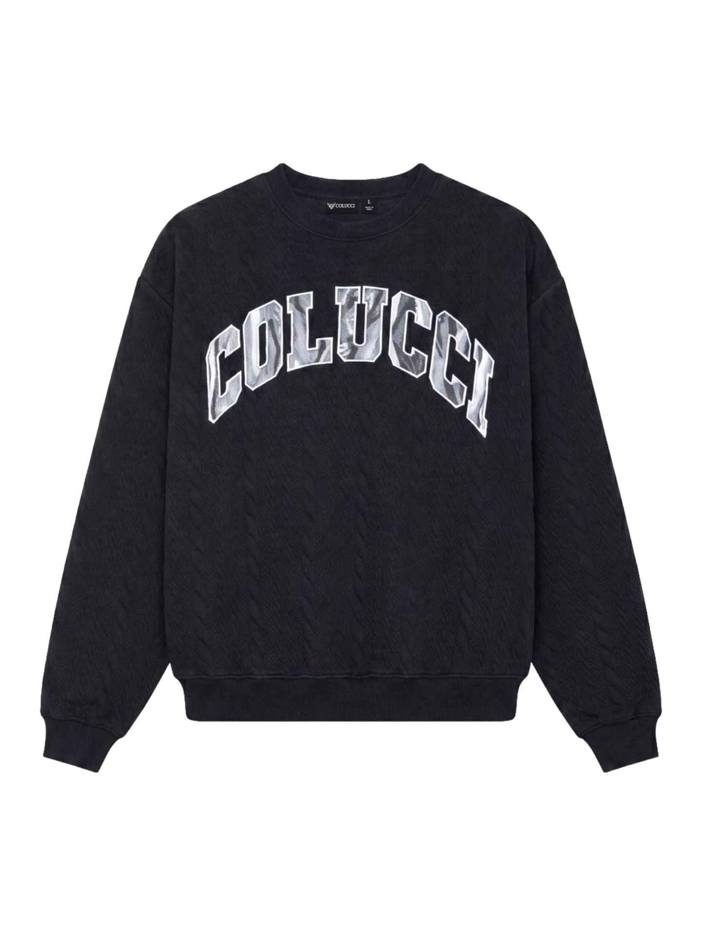 Carlo Colucci College Sweatshirt - XL Black