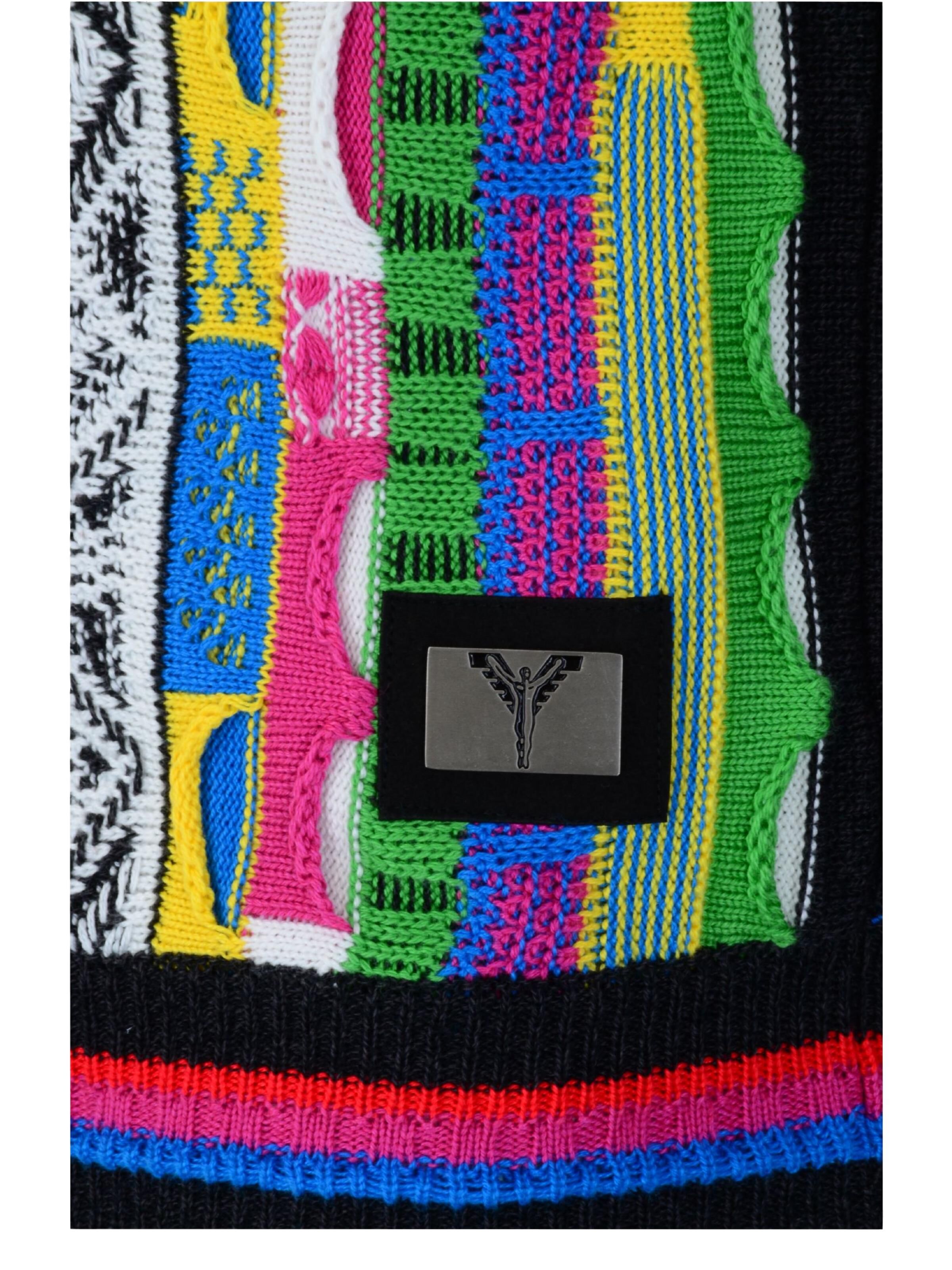 Farbgewaltiger Jungen Pullover