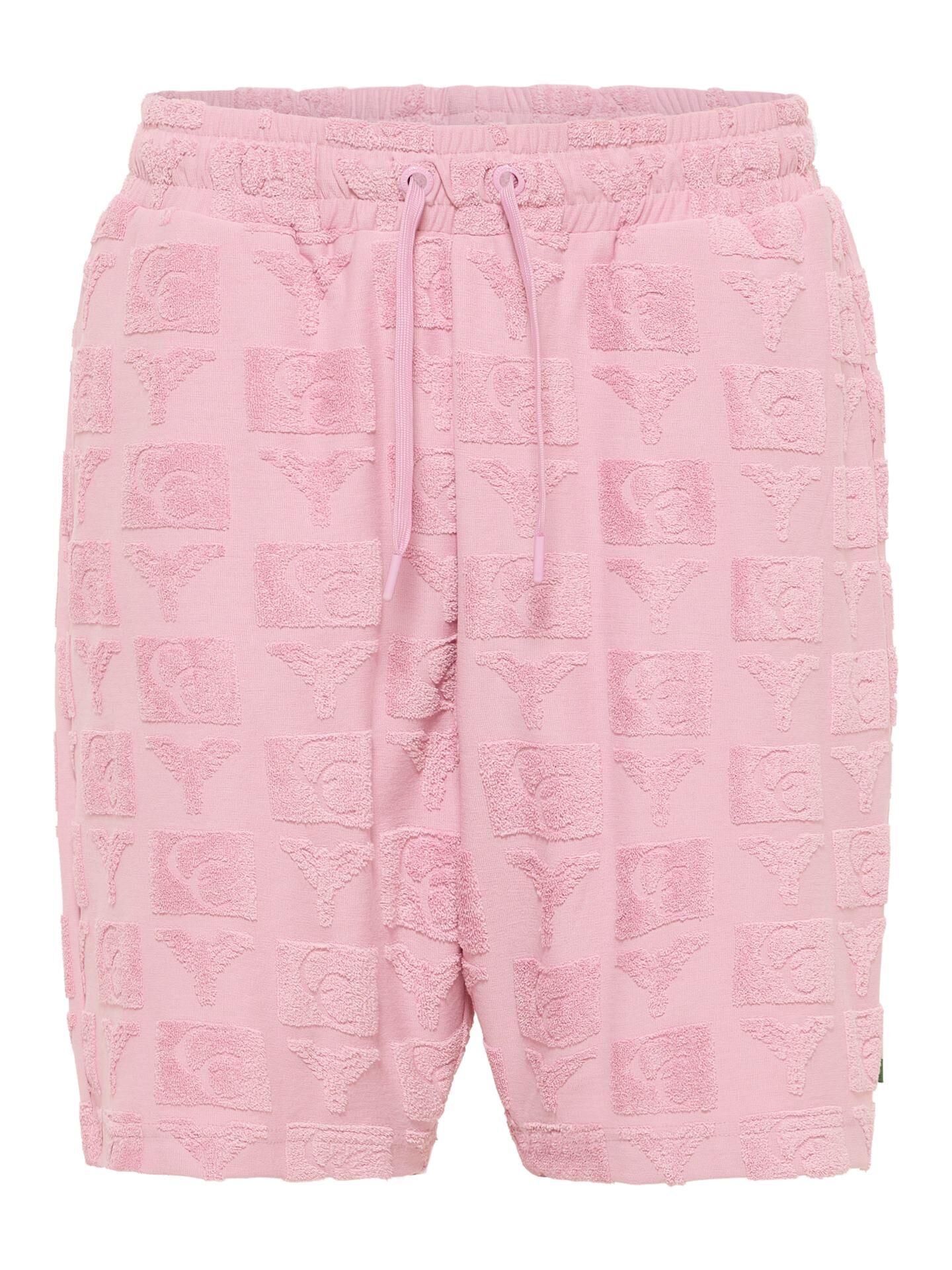 Oversize Short mit Frotteeinsätzen