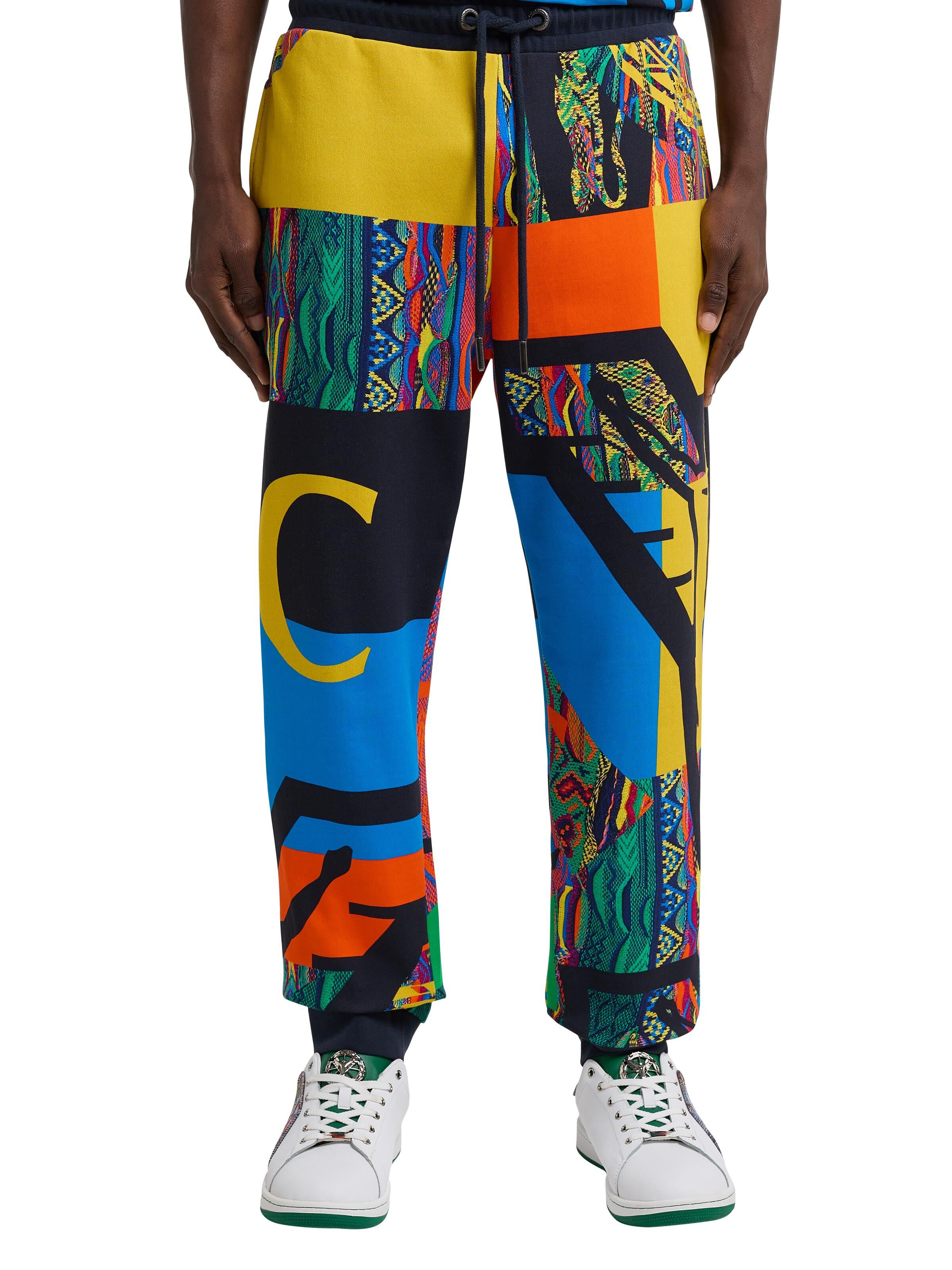 Patchwork jogger pants sale