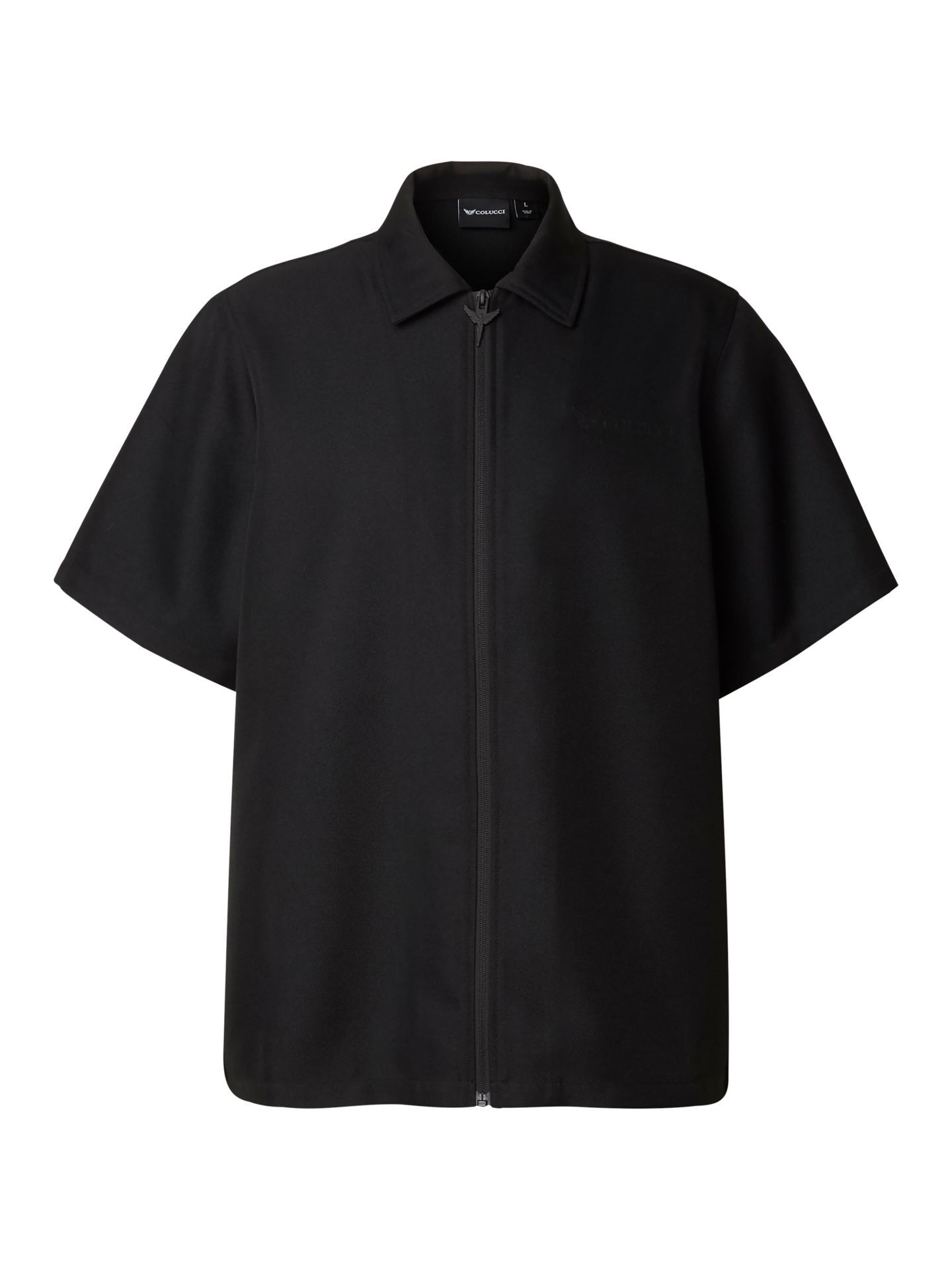  Colucci tech logo zip shirt 