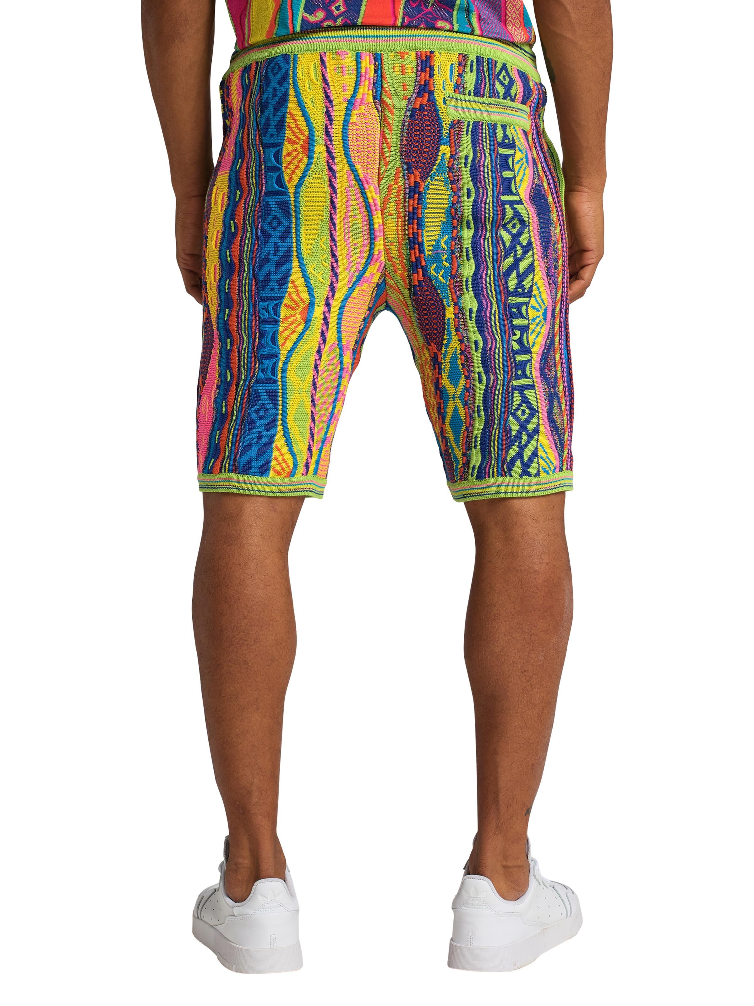  Knit shorts with jacquard