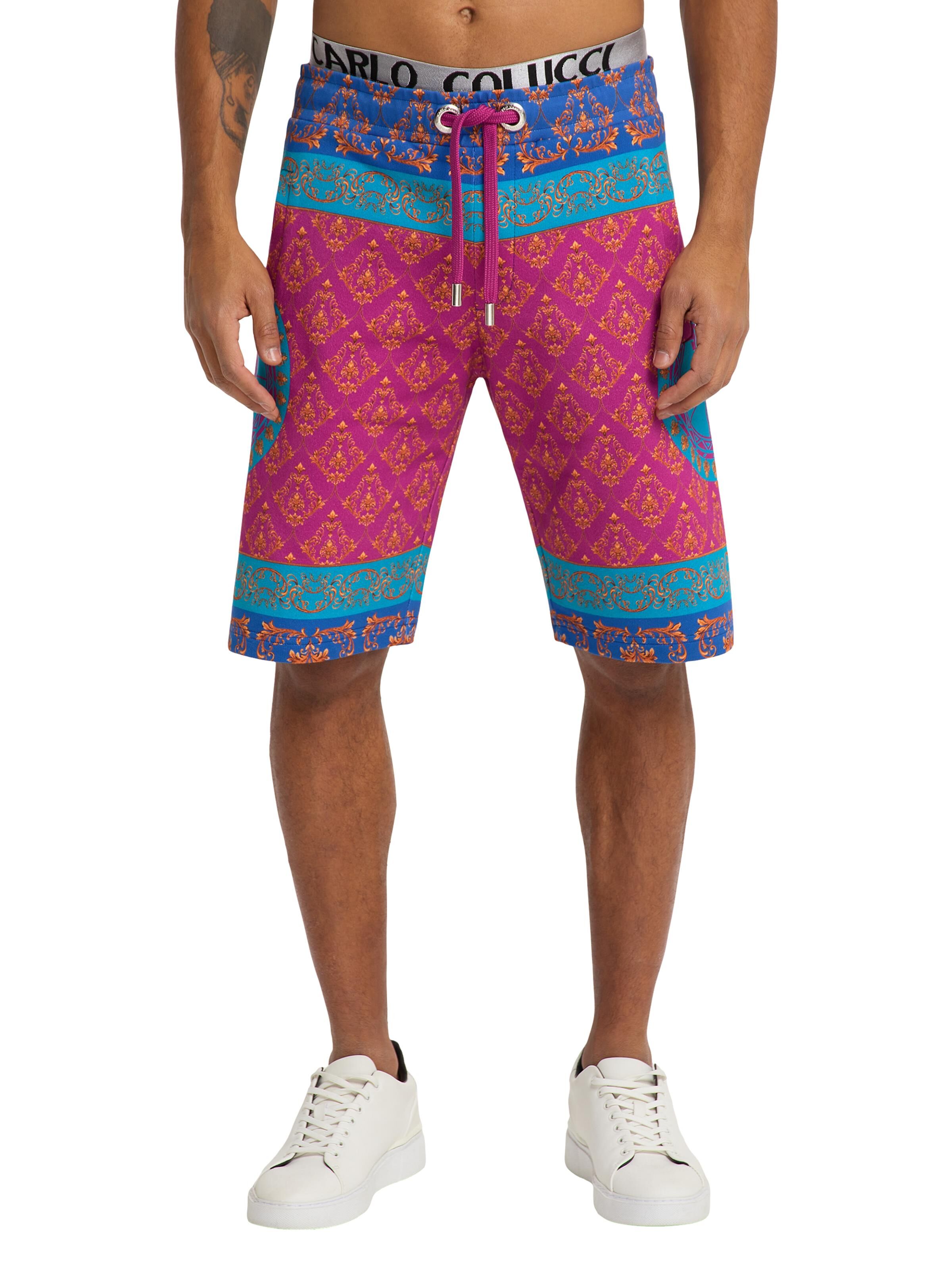  Herren Sweatshort mit Logo