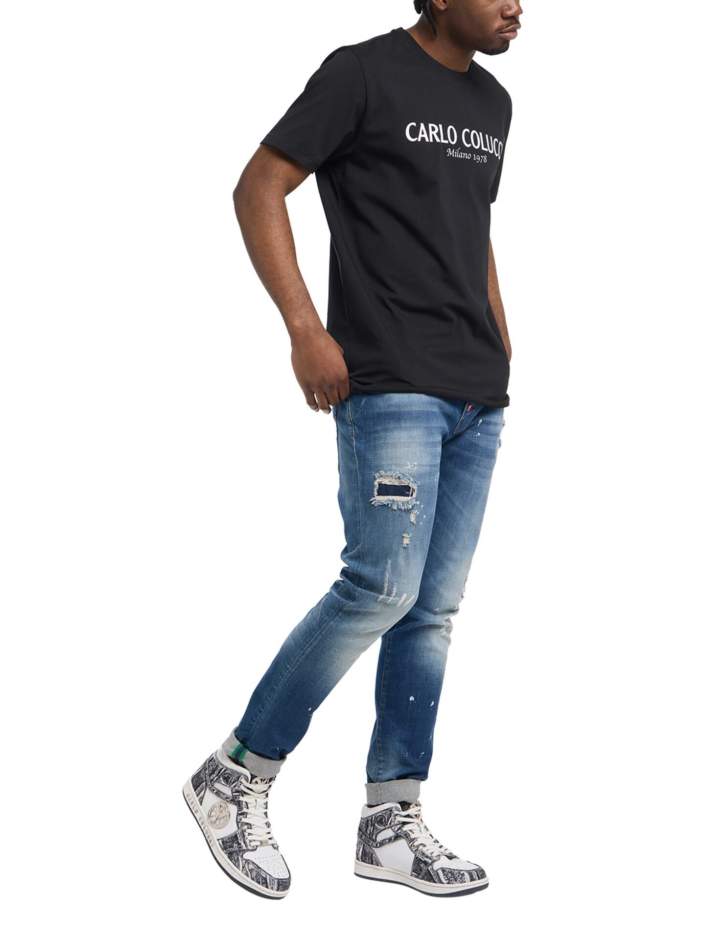 T-Shirt mit Logoprint