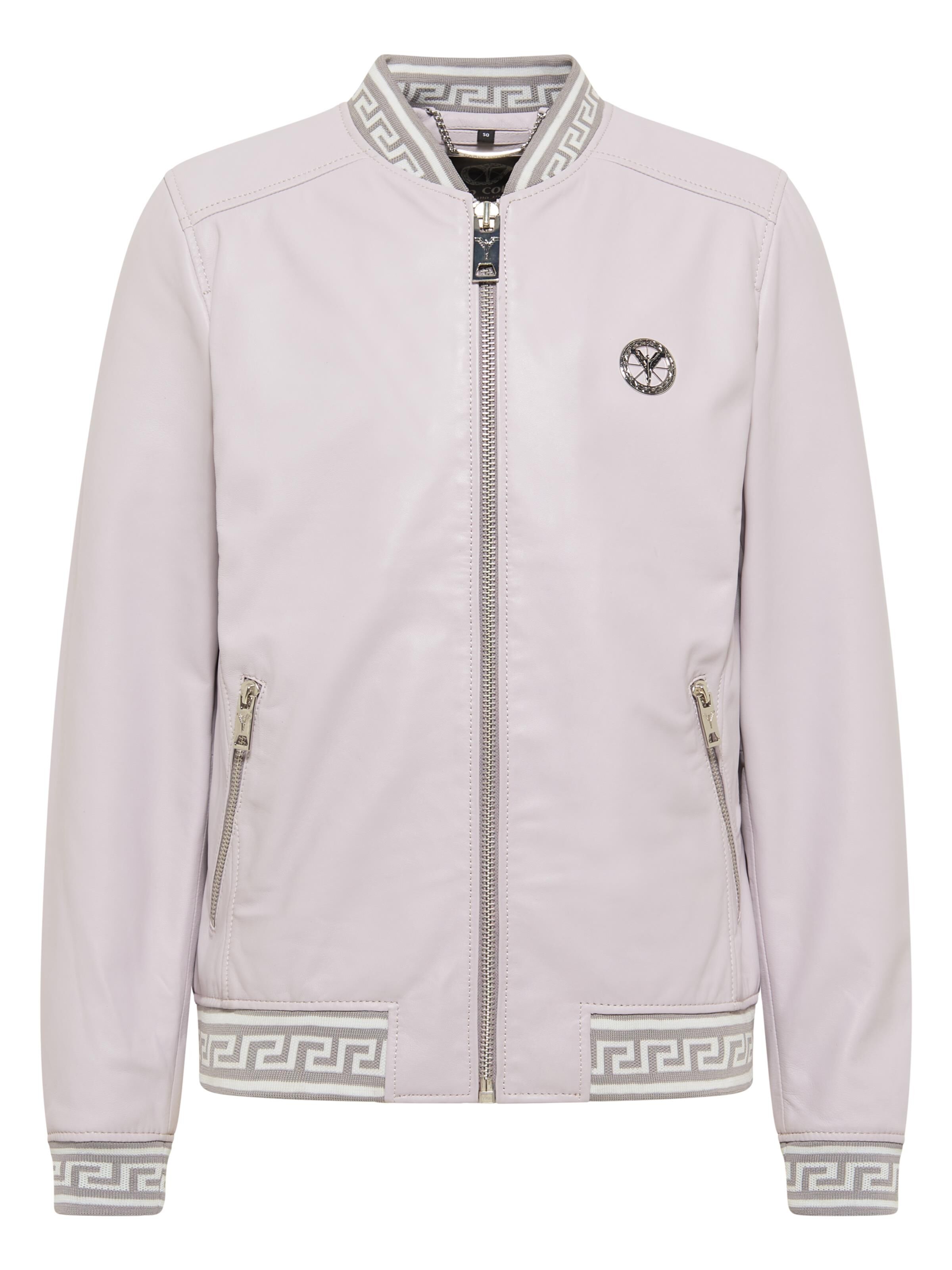 Leather blouson