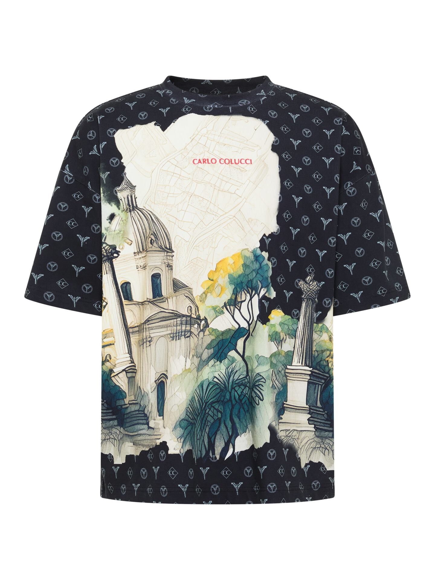 Oversize T-Shirt - Torn pages of Colucci