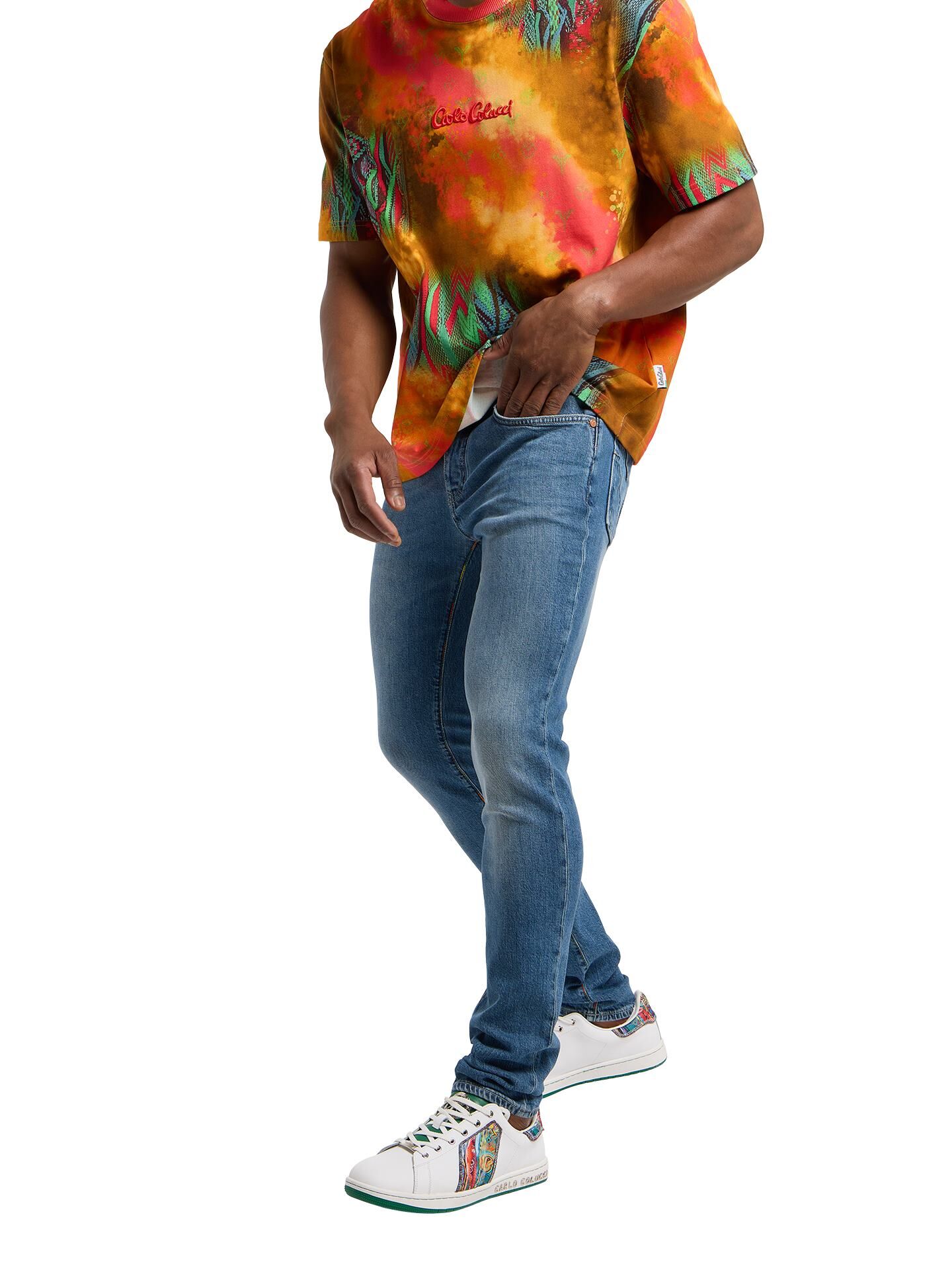  Oversize T-Shirt - Sprayed knit