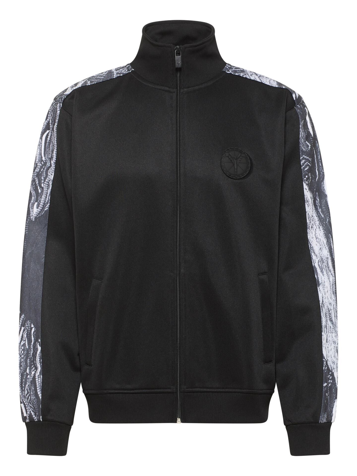 Sweatjacke Mit Unique Badge Schwarz XXL CC C6042 20 XXL Sweatjacke Mit Unique Badge Schwarz XXL CC C6042 20 XXL