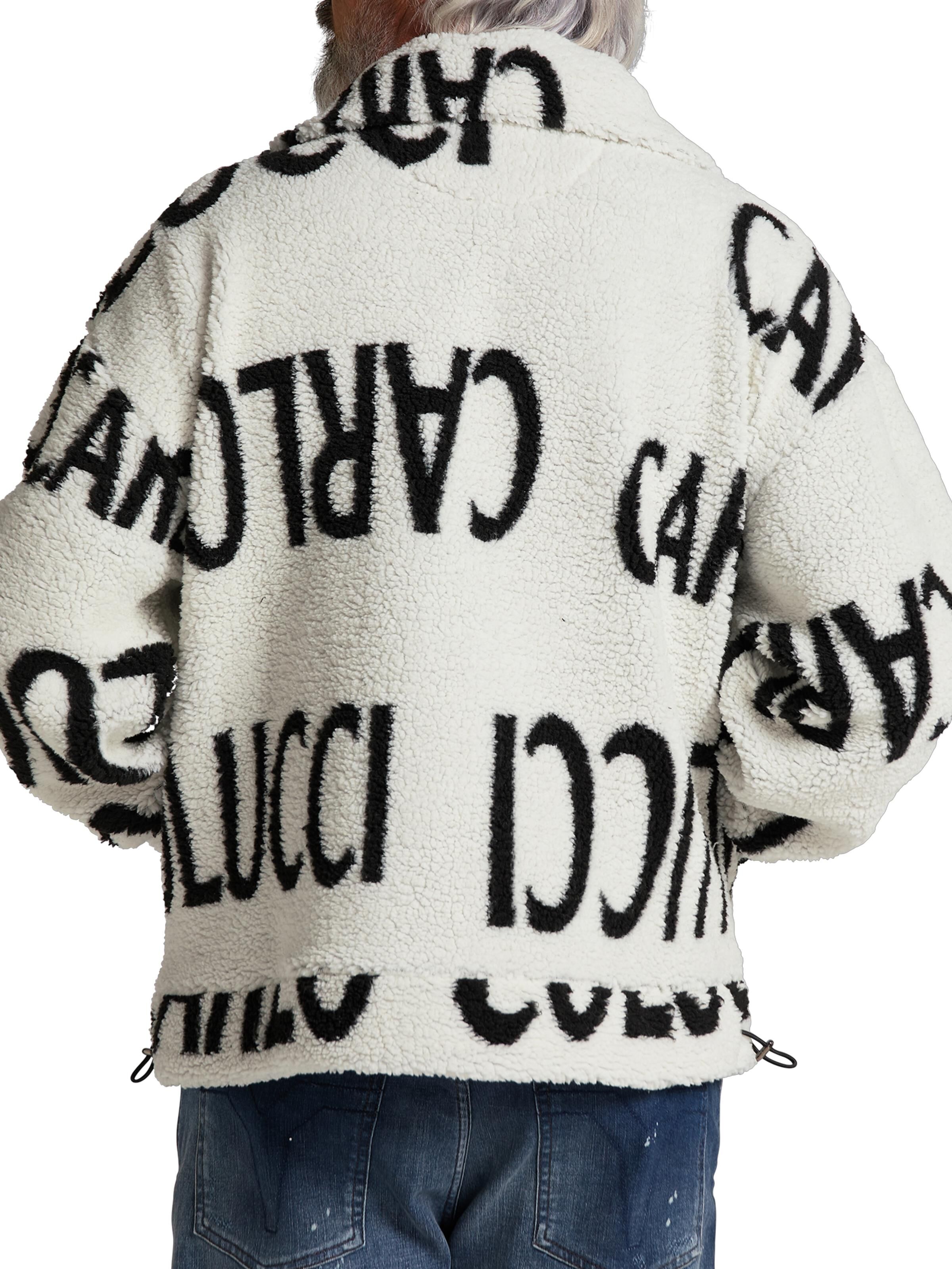 Sweatjacke in Teddyfell-Optik
