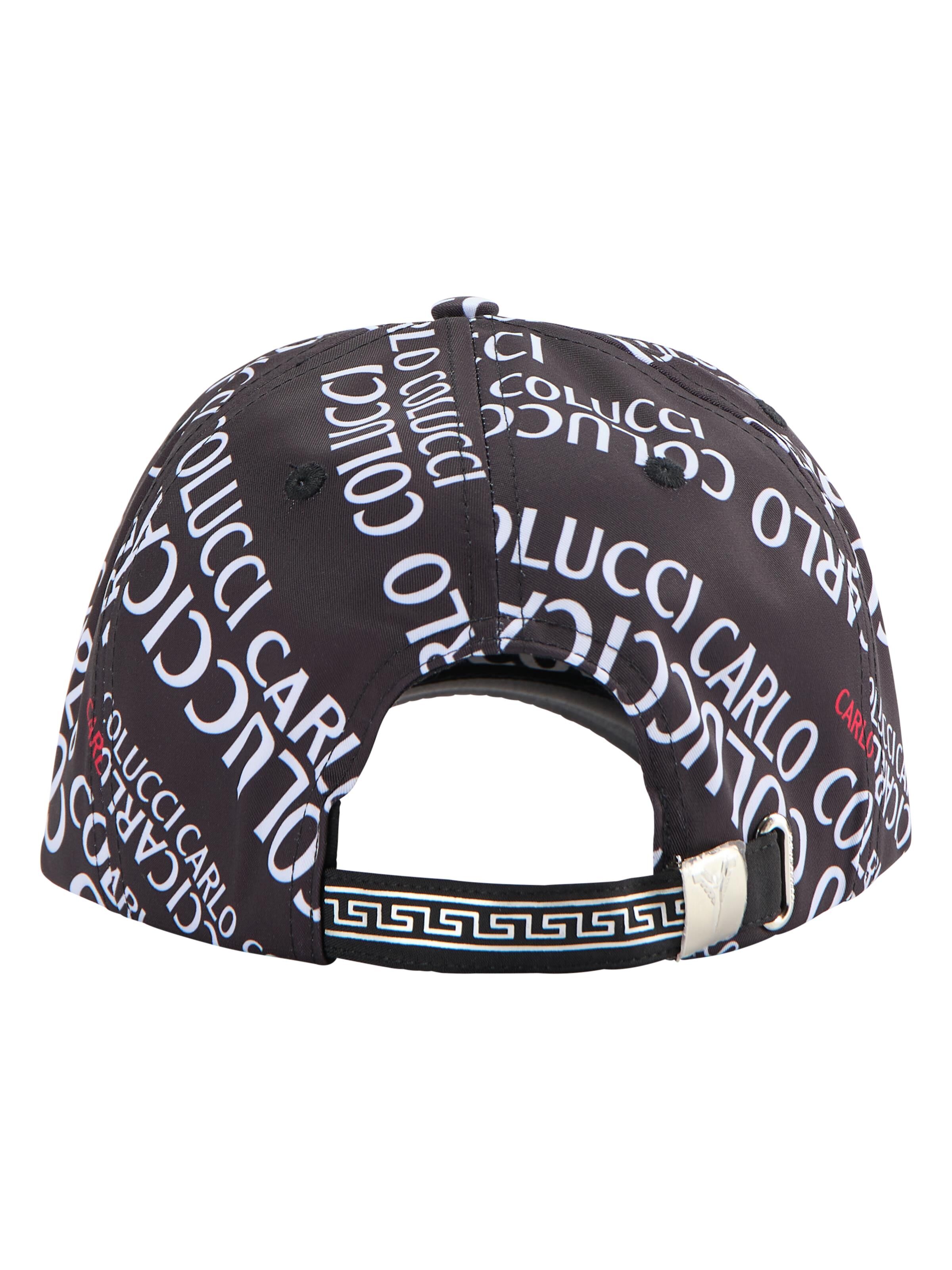 Unisex base cap with block lettering