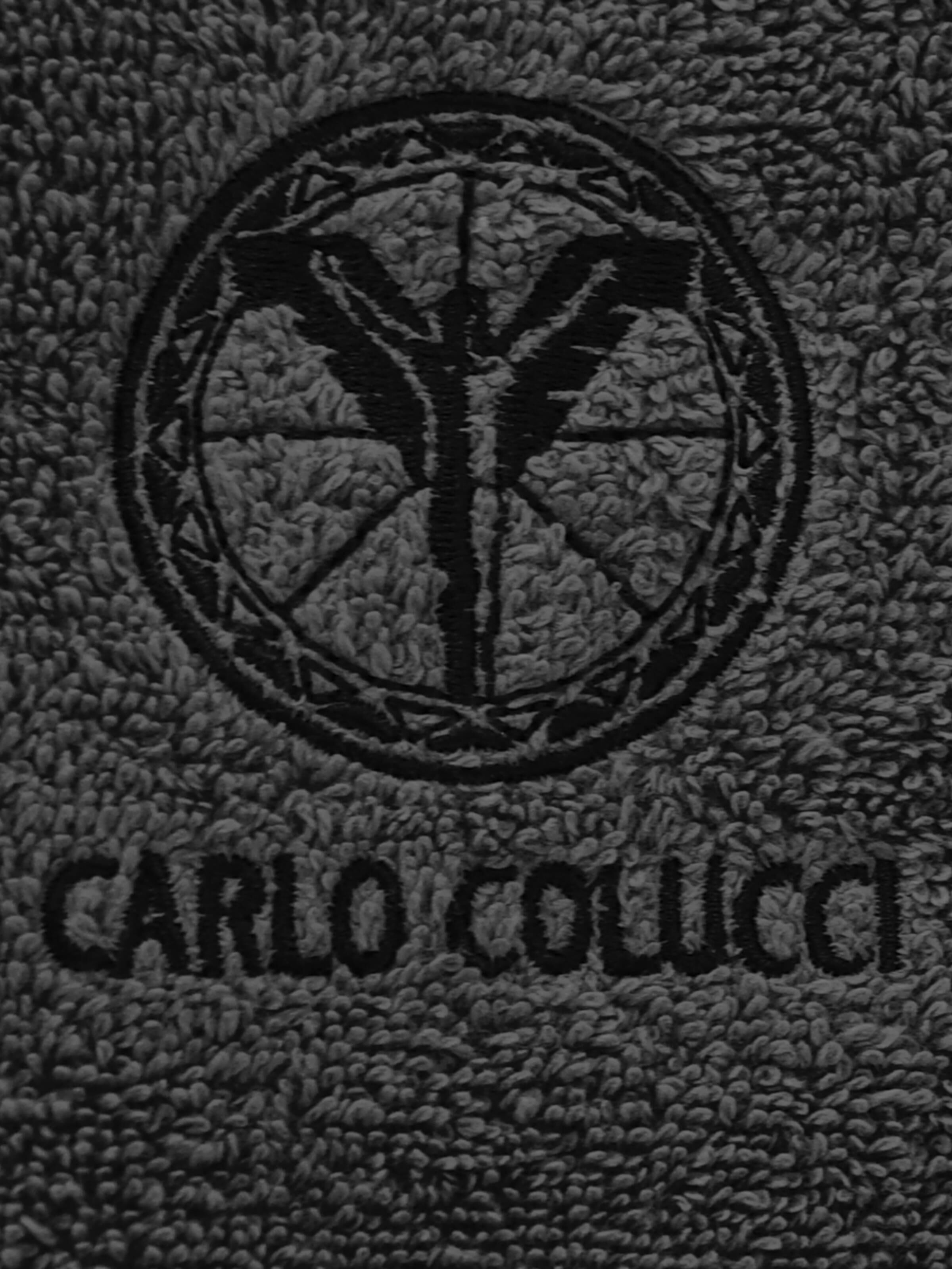 Sauna towel with embroidery