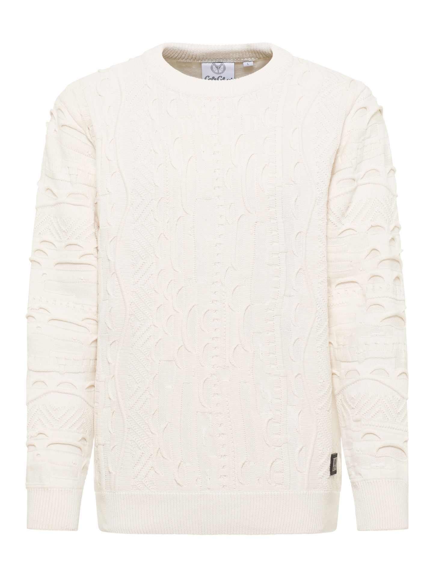 Unifarbener Strickpullover