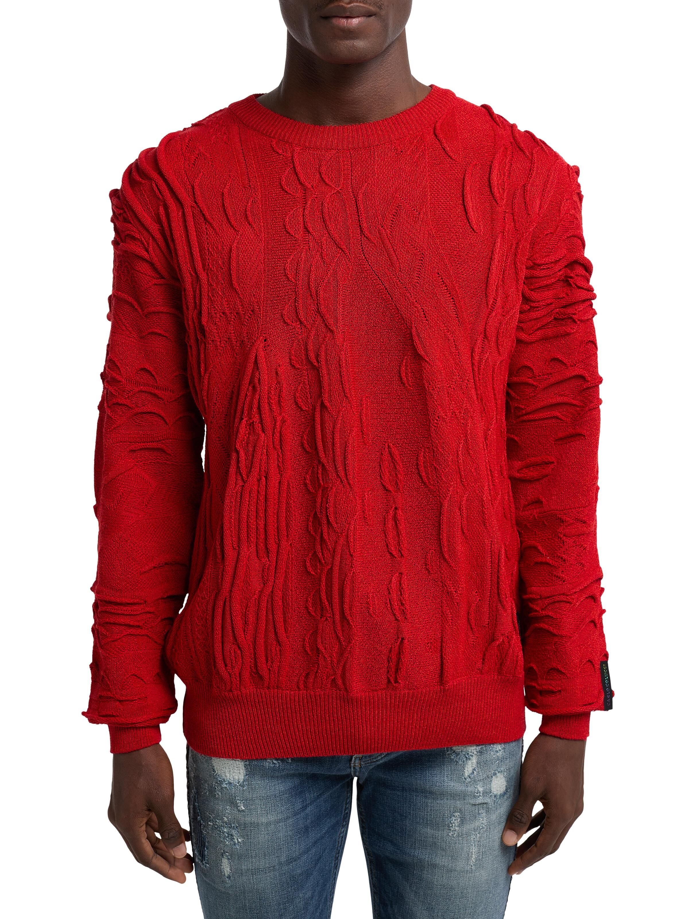 Plain colored crew neck sweater