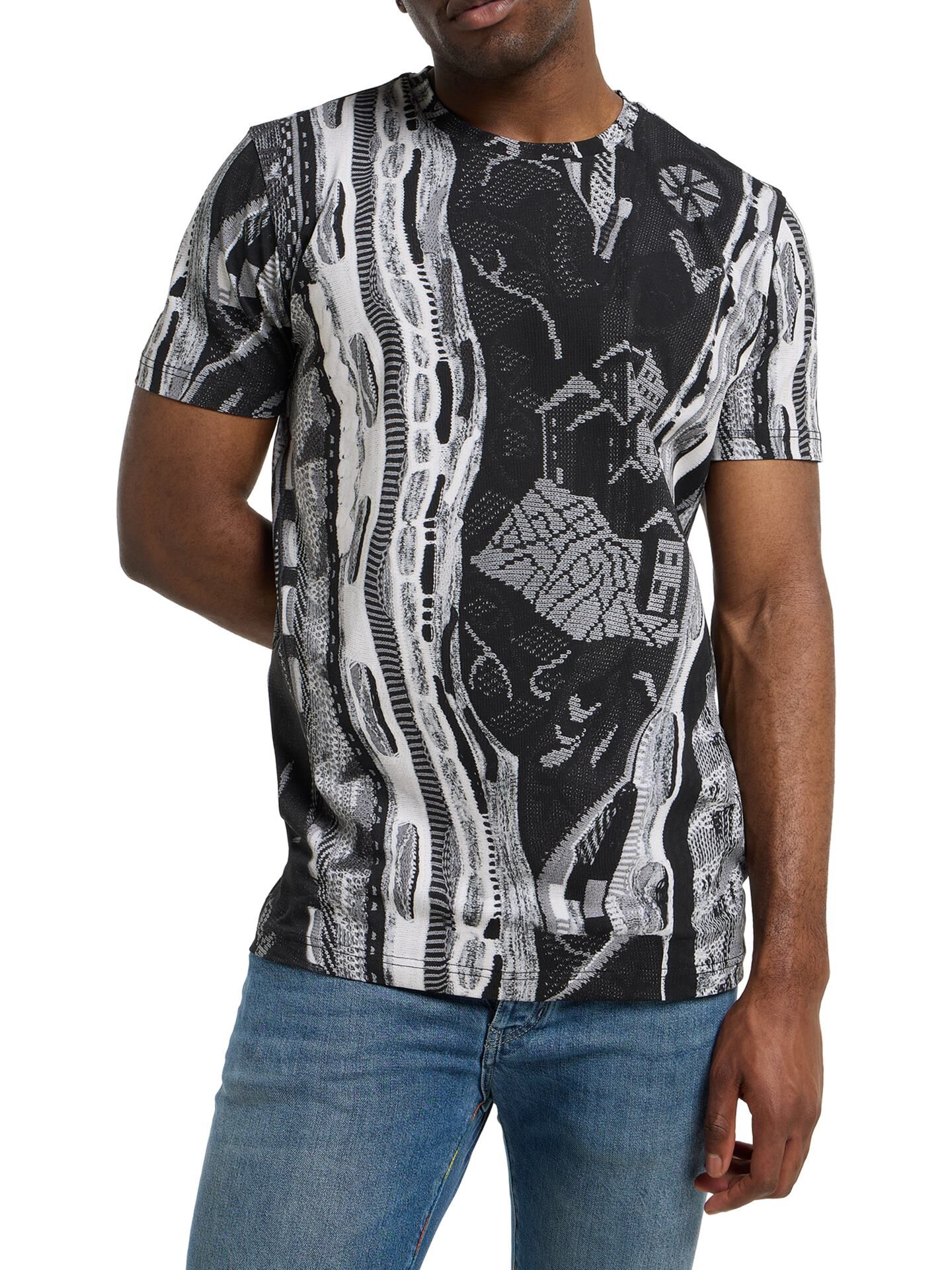 T-Shirt mit Knitprint