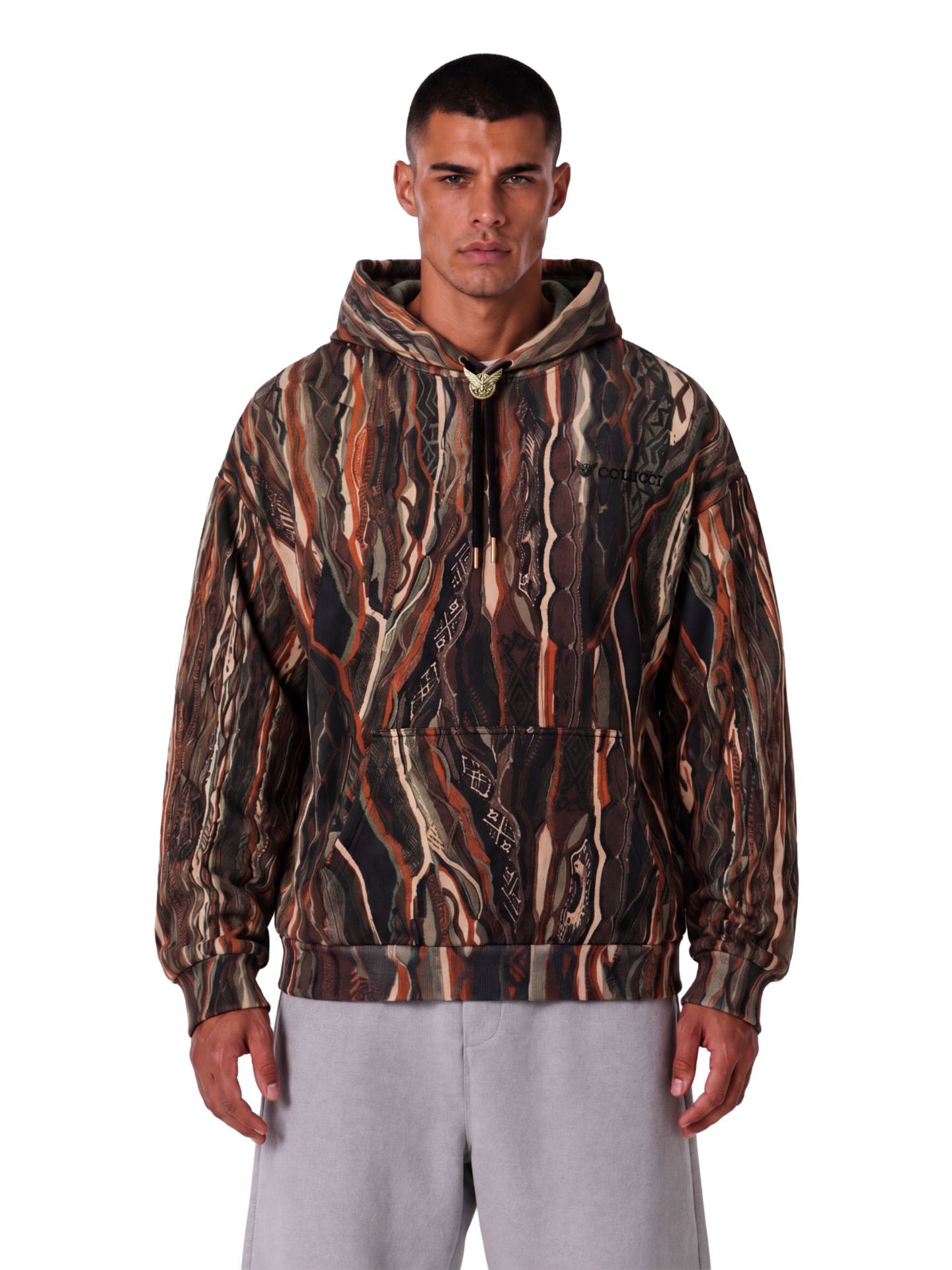  Alloverprint Kapuzenpullover