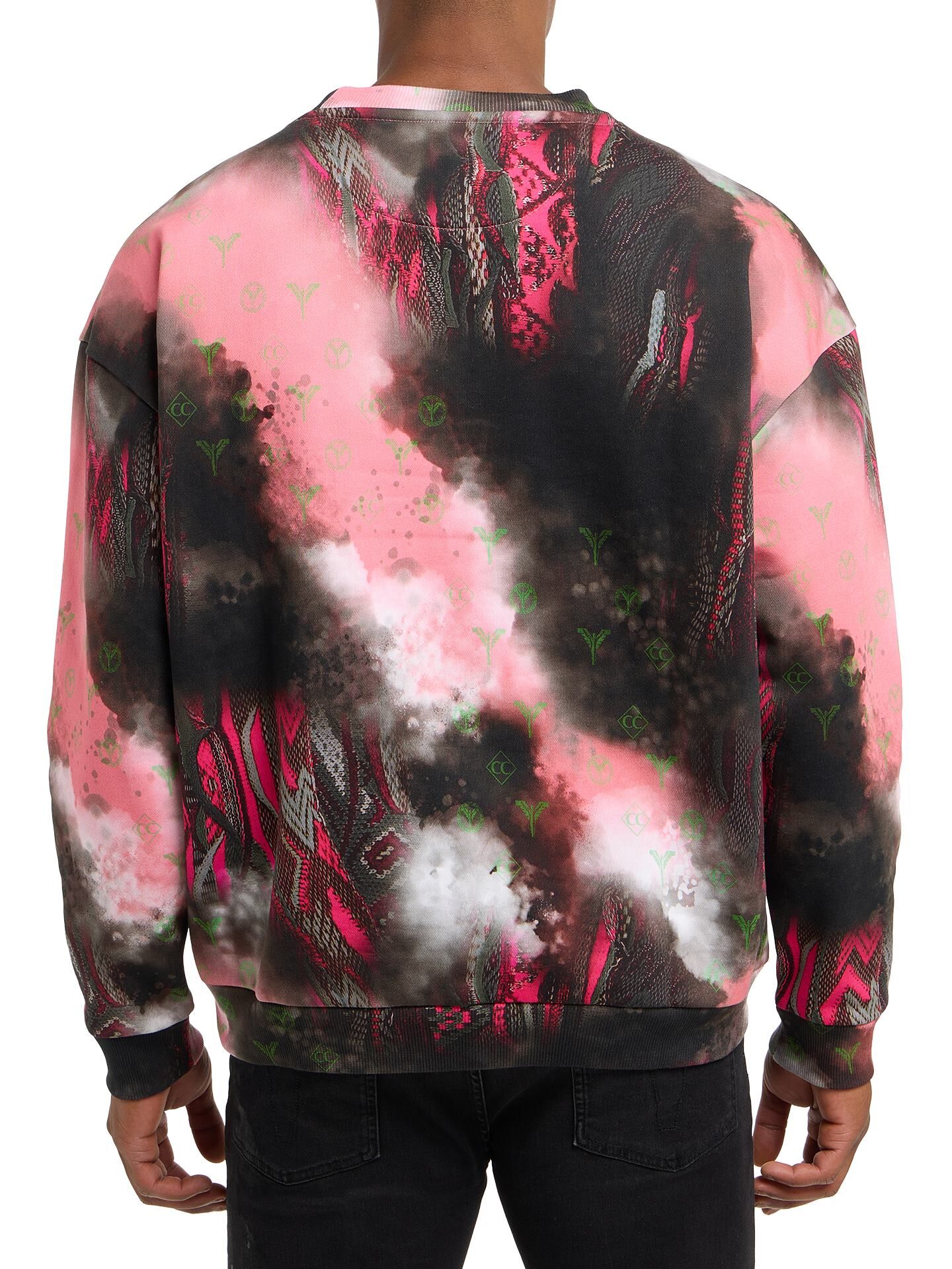 Oversize Sweatshirt - Sprayed knit