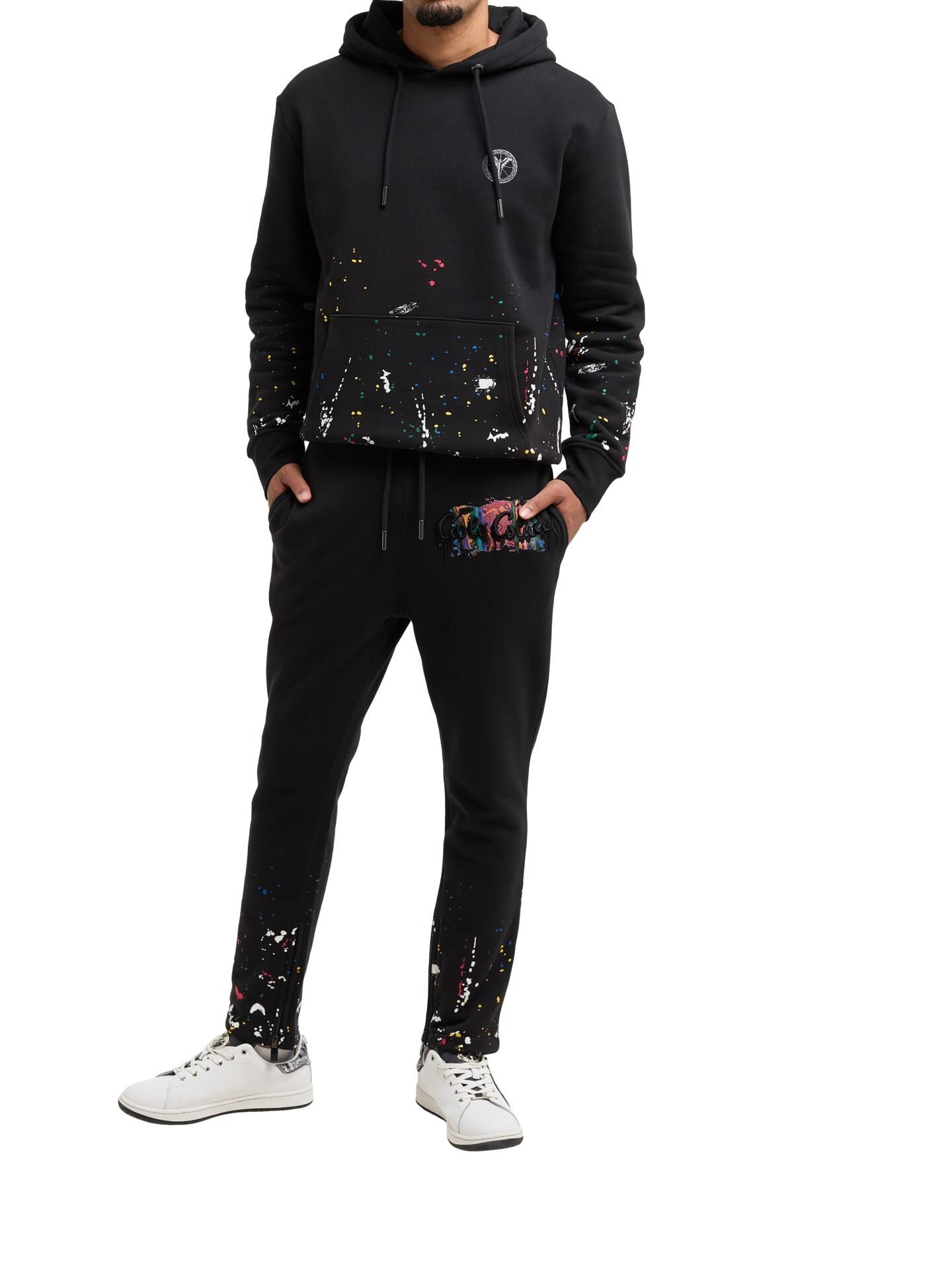  Sweat pant -Paint drop-