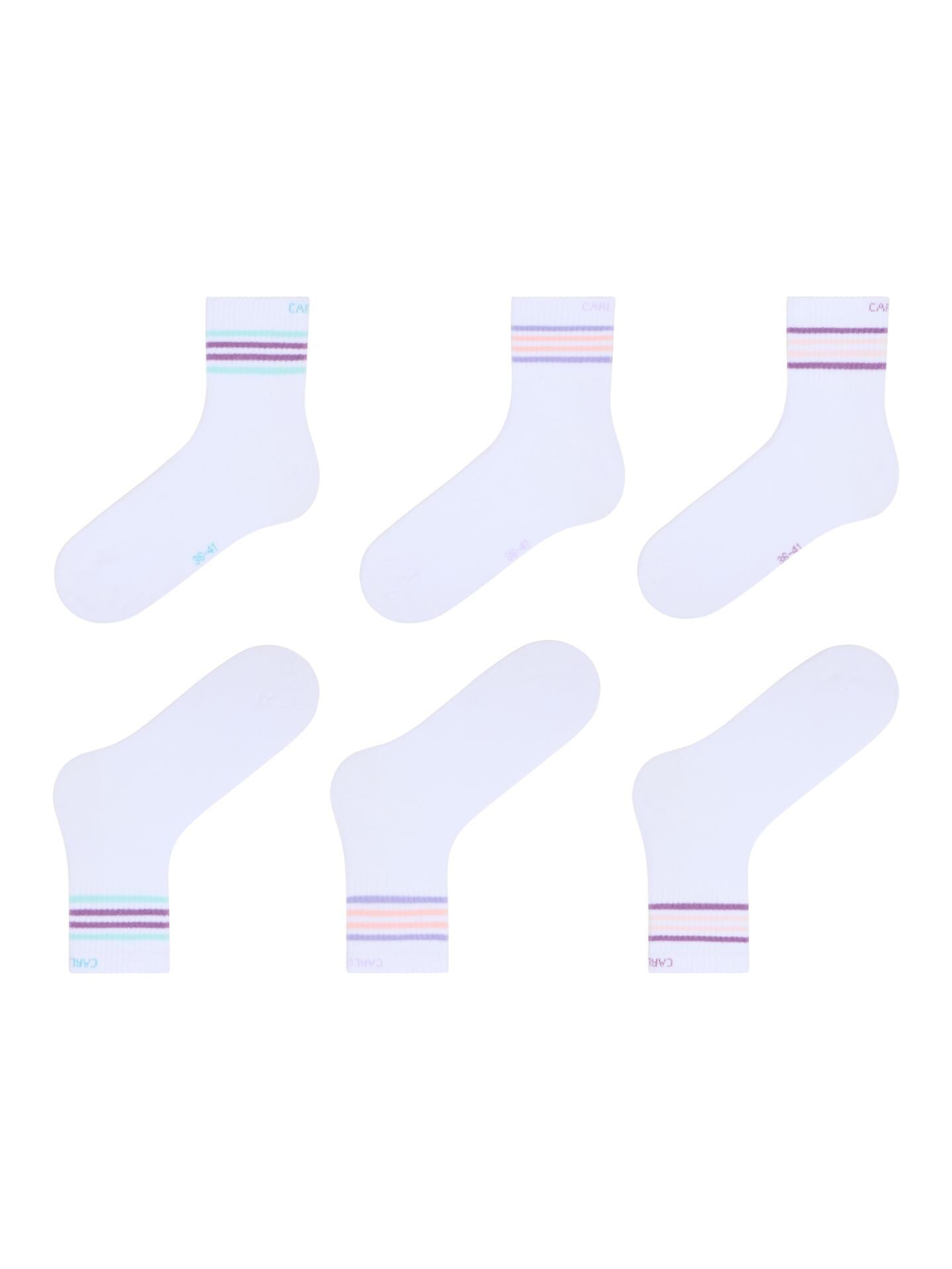 Quartersocken, 3er Pack