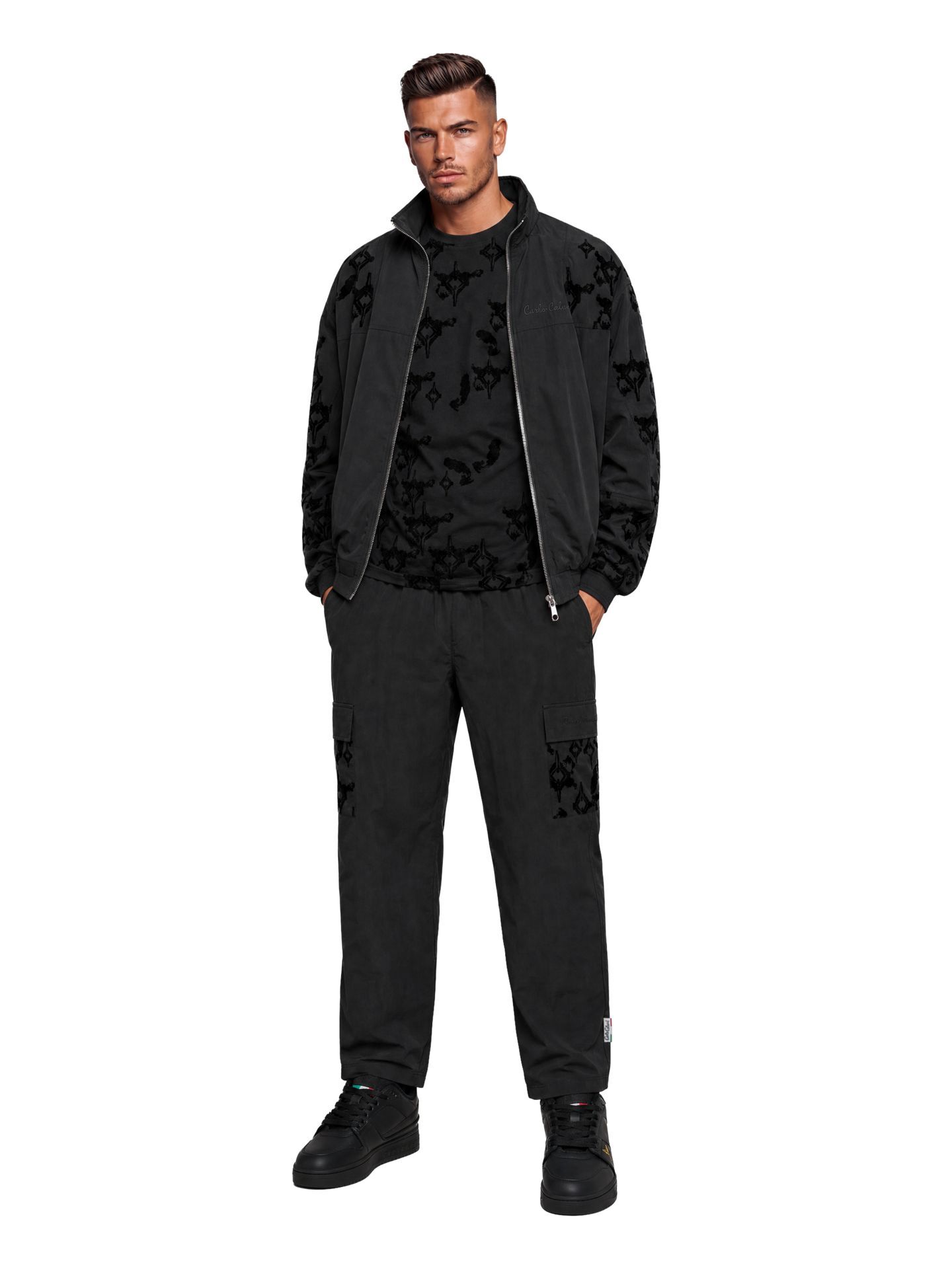  Tracksuit Jacke mit Flockprint- Soft Impact
